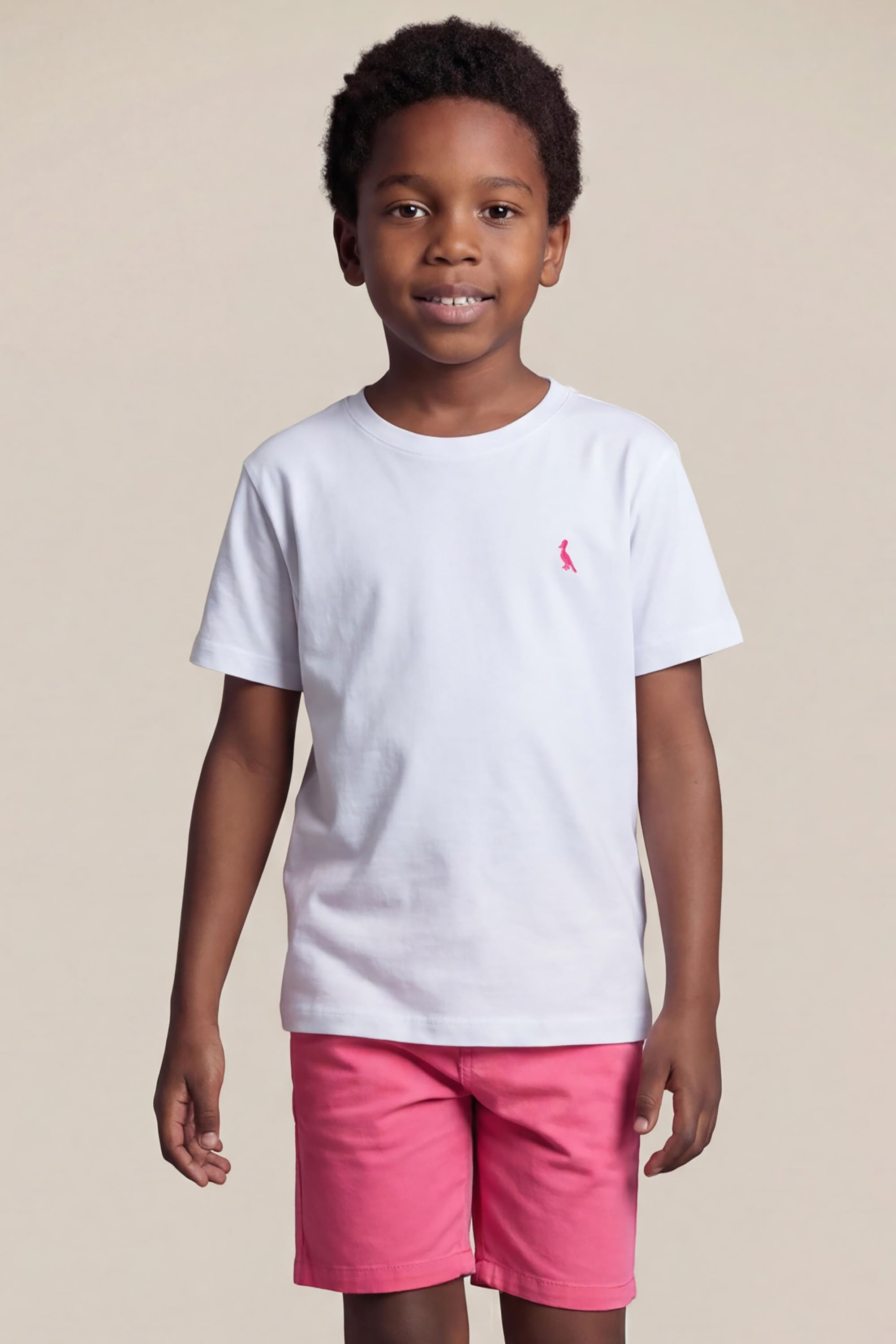 Camiseta Mini Pica Pau Bordado Mauve