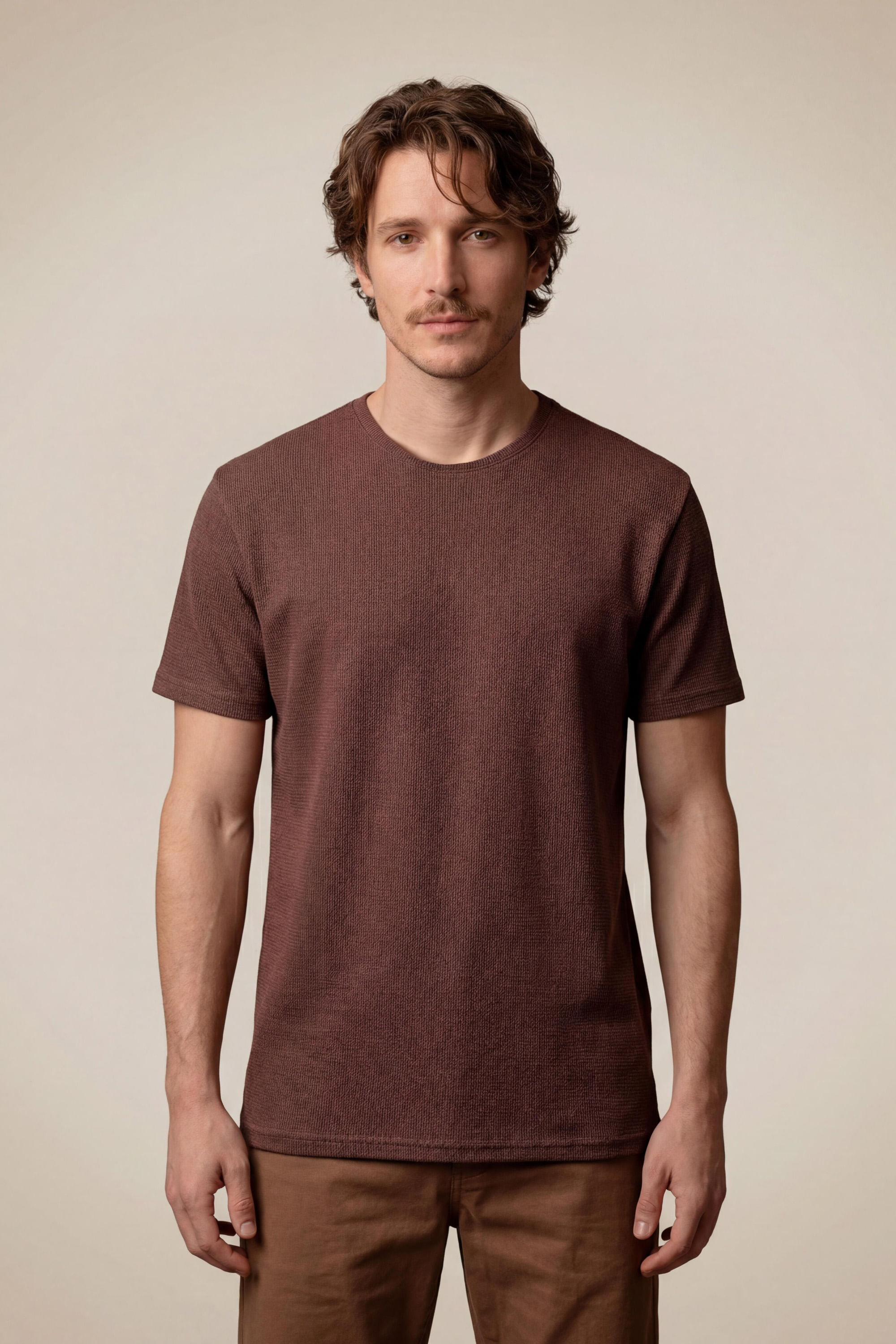 Camiseta Regular Waffle