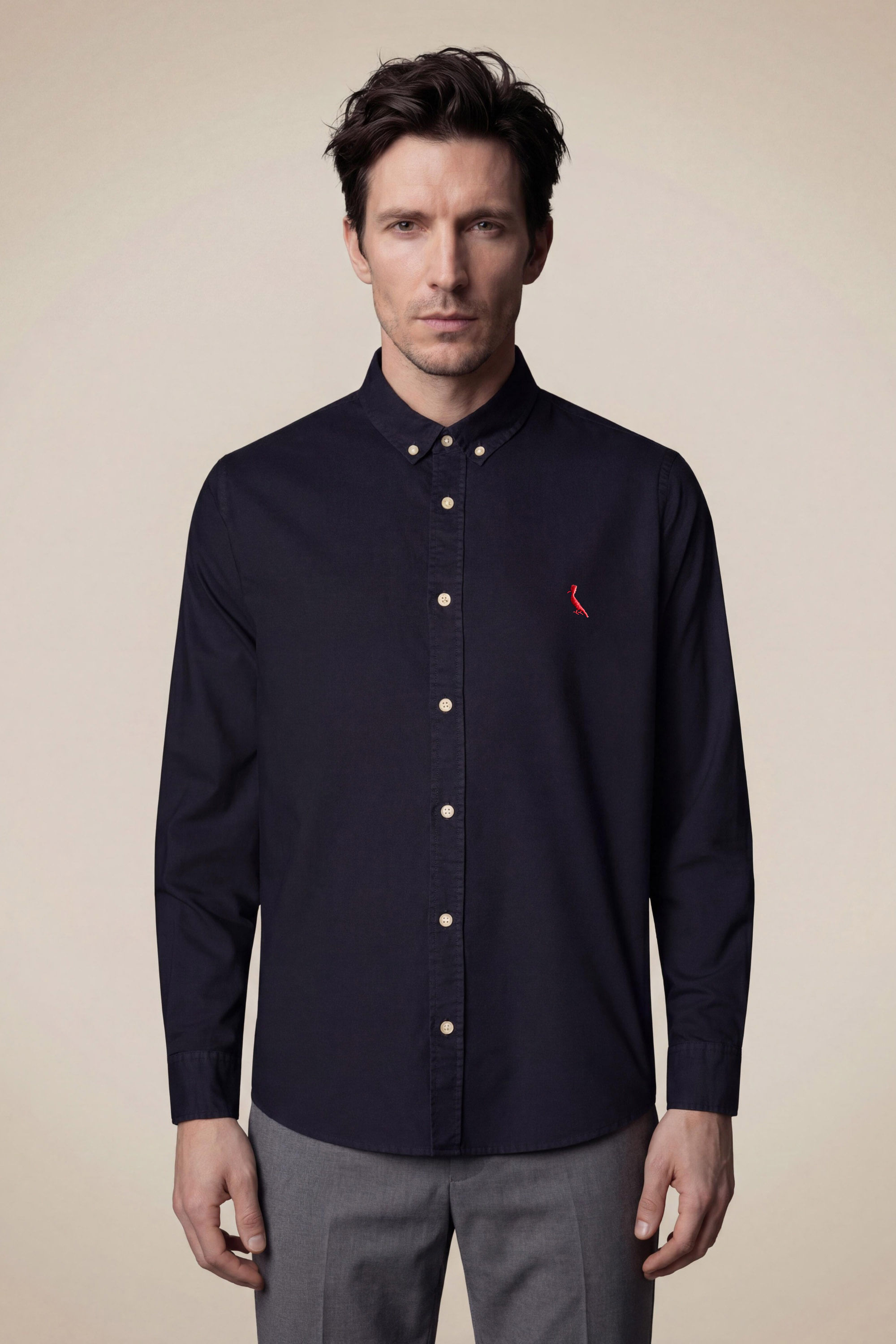 Camisa Ml Chino Tinturada