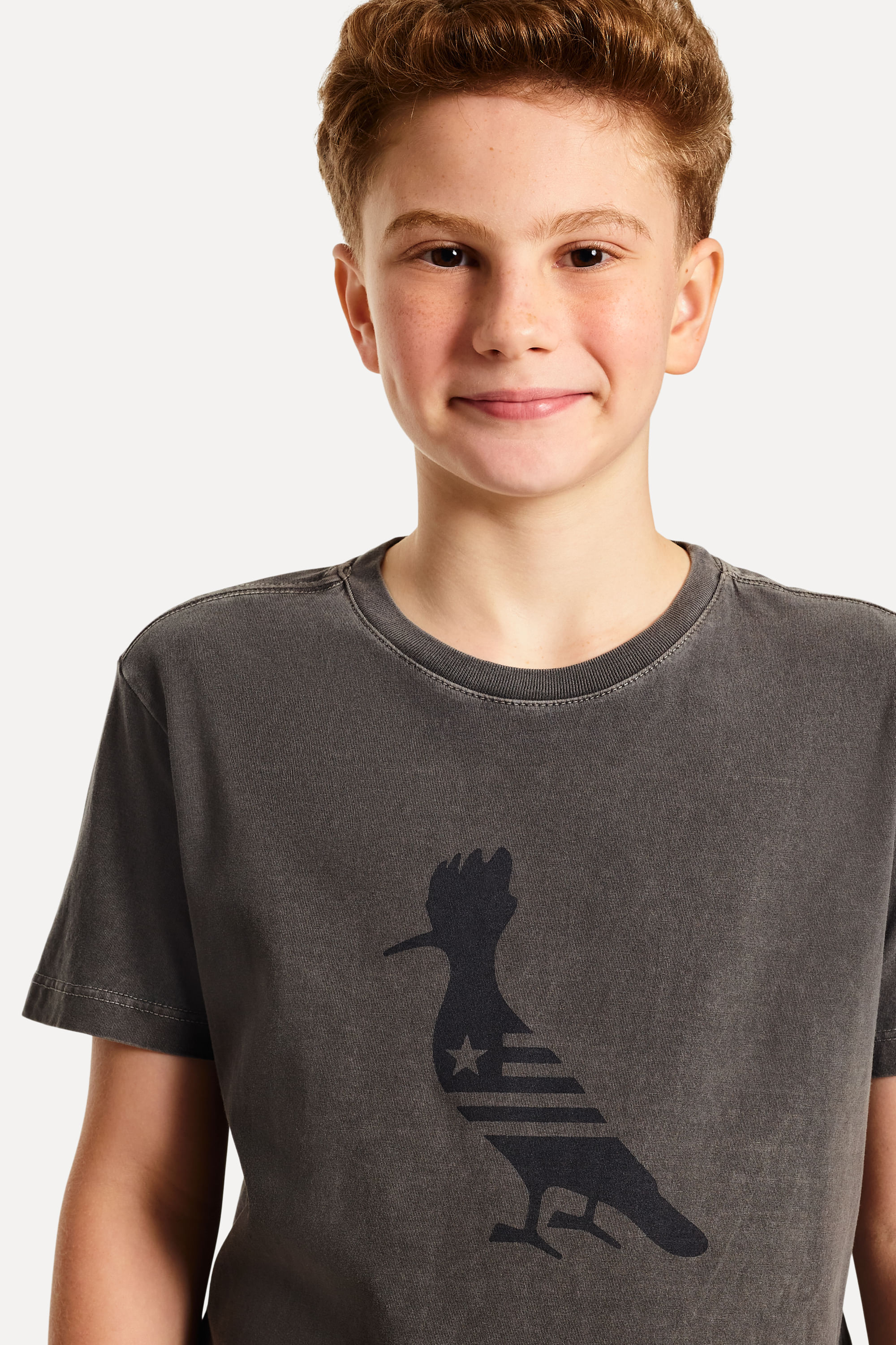 Camiseta Mini Pica Pau Bandeira Botafogo - Preto Stoned - 10