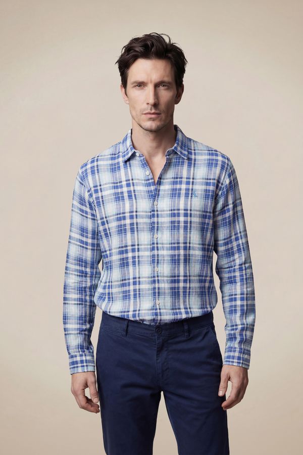 Camisa Ml Renan Royal - G