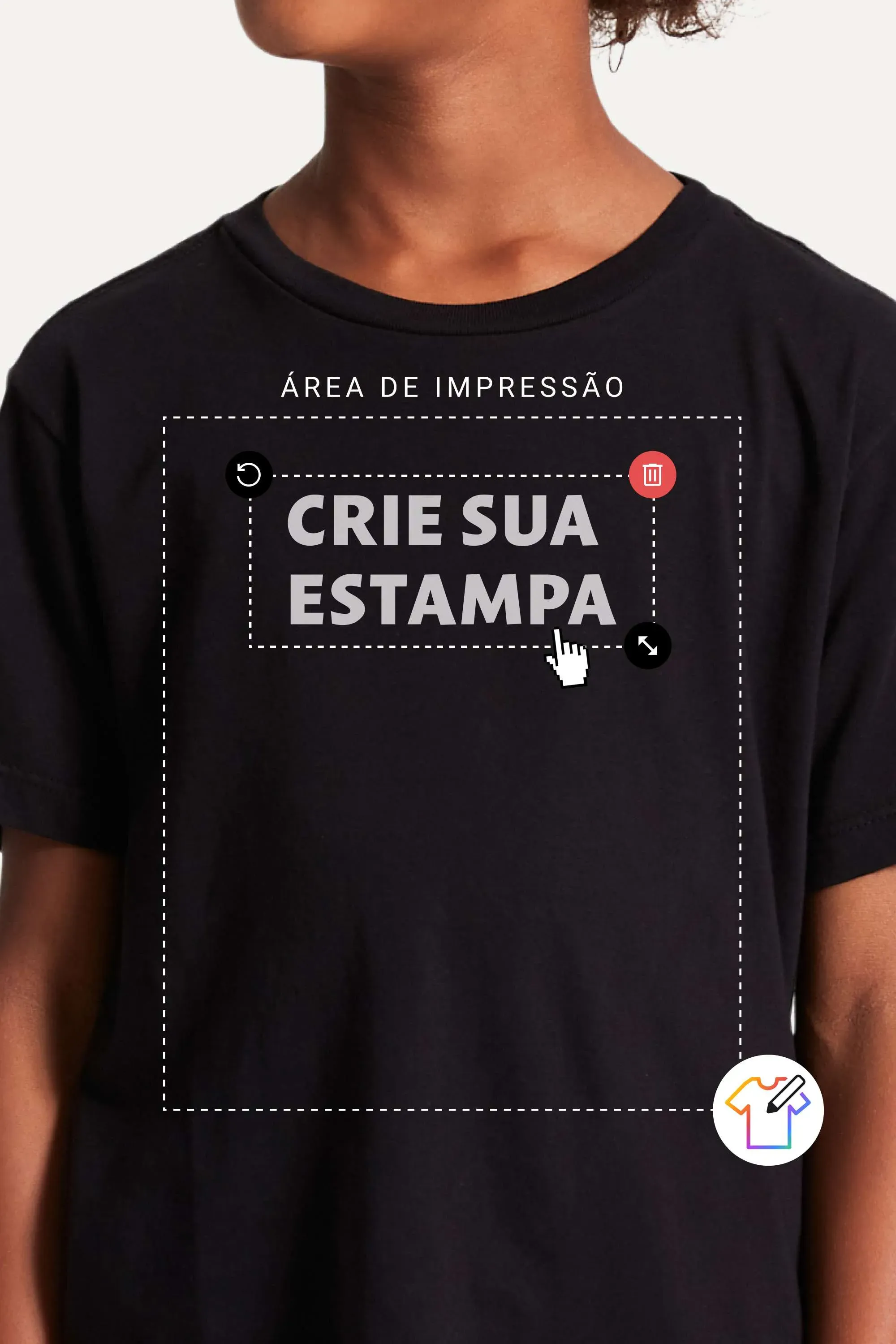Camiseta Mini Personalizada Faca Vc