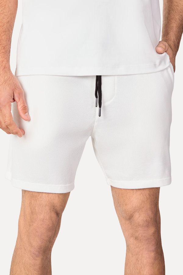 Bermuda Moletom Champy Branco - P