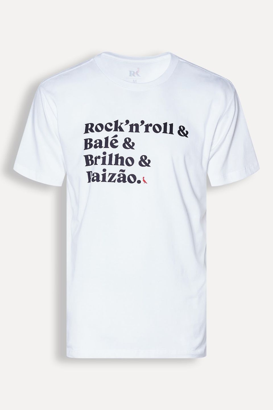 Camiseta Estampa Rock & Bale & Brilho