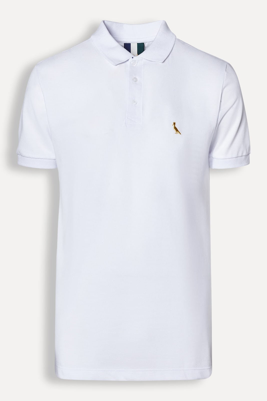 Polo Slim Bordado Golden