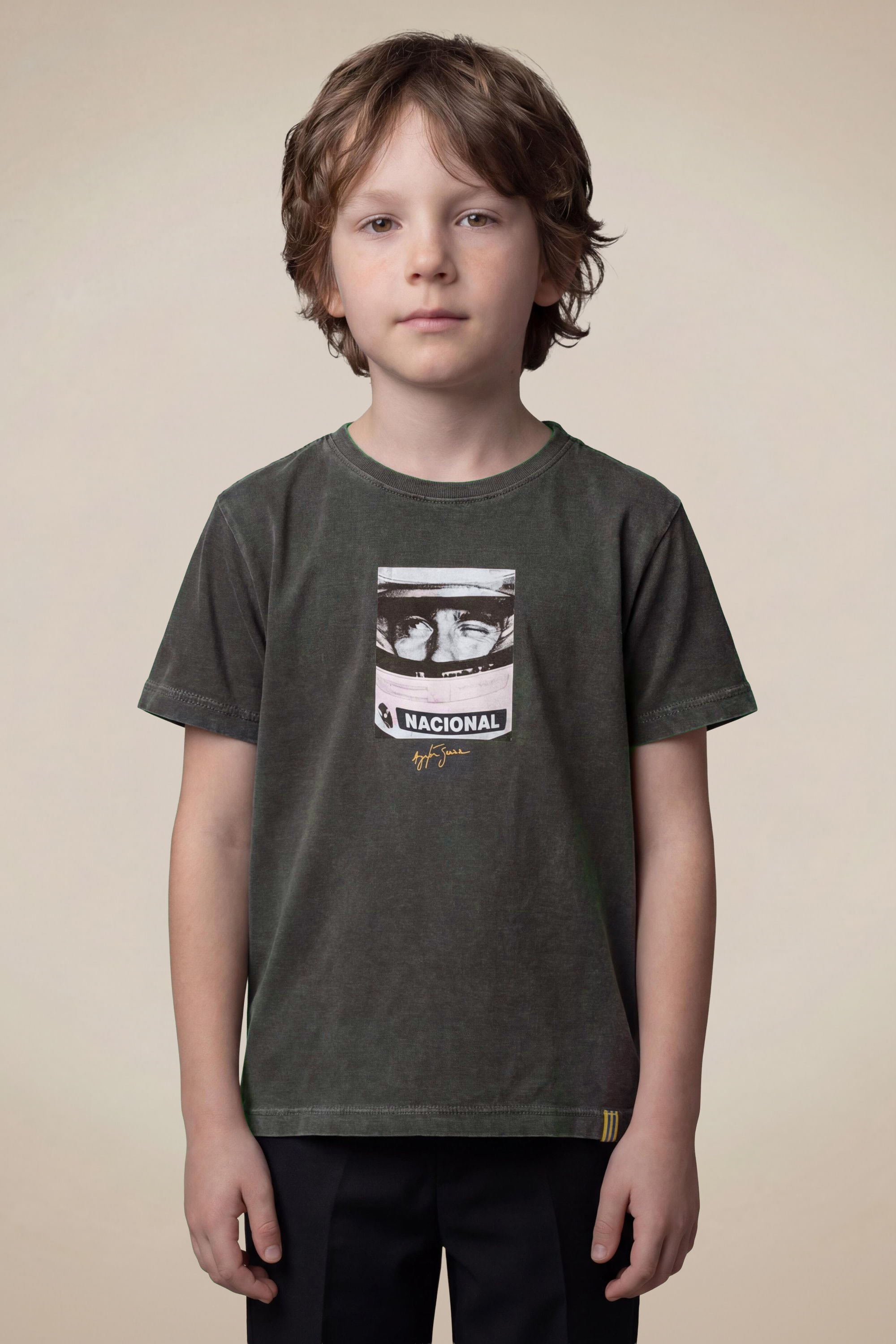 Camiseta Mini Est Senna Nacional