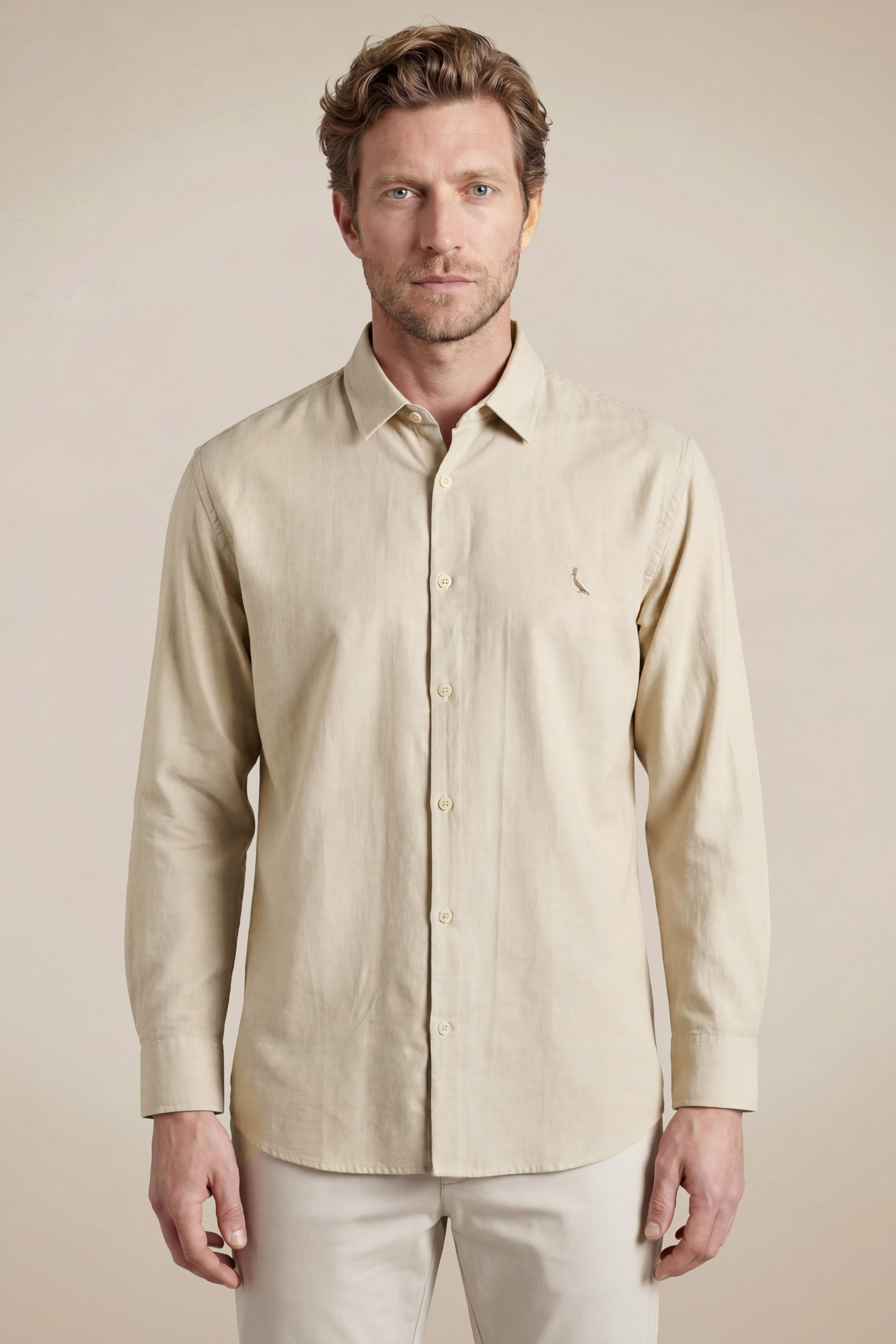 Camisa Ml Oxford Premium