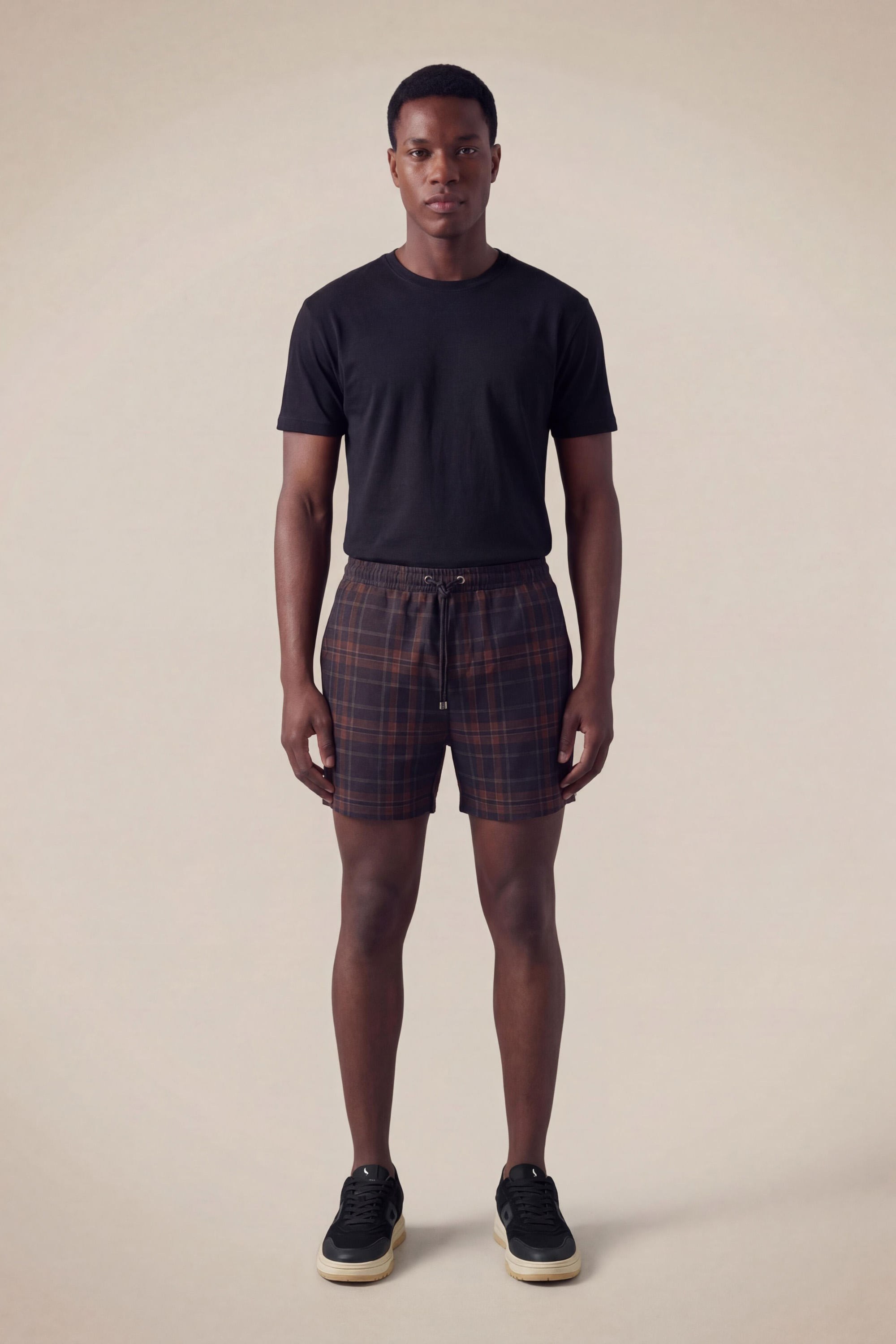 Short Praia Hamptons Xadrez Amsterdan