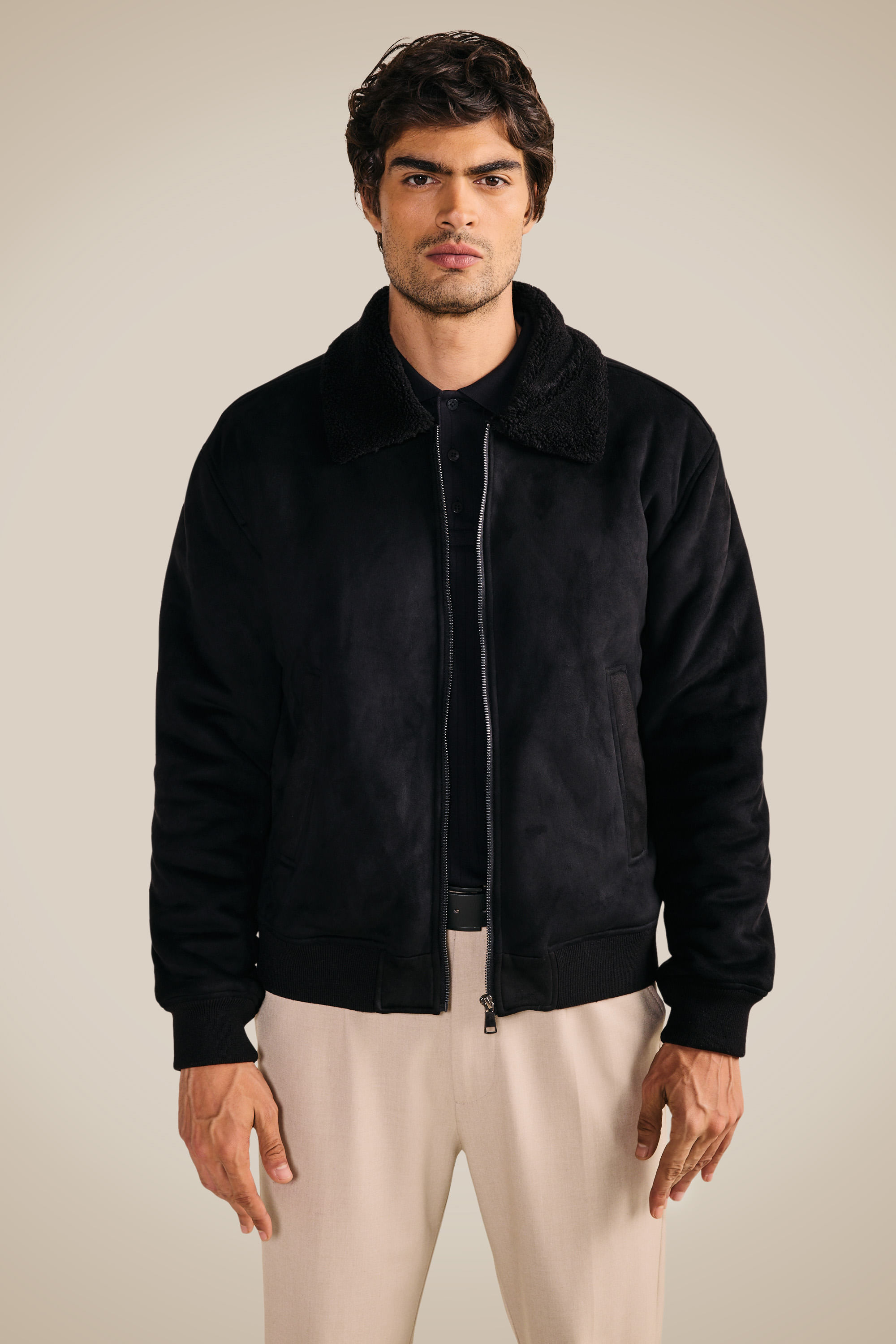 Jaqueta Aviador Sherpa
