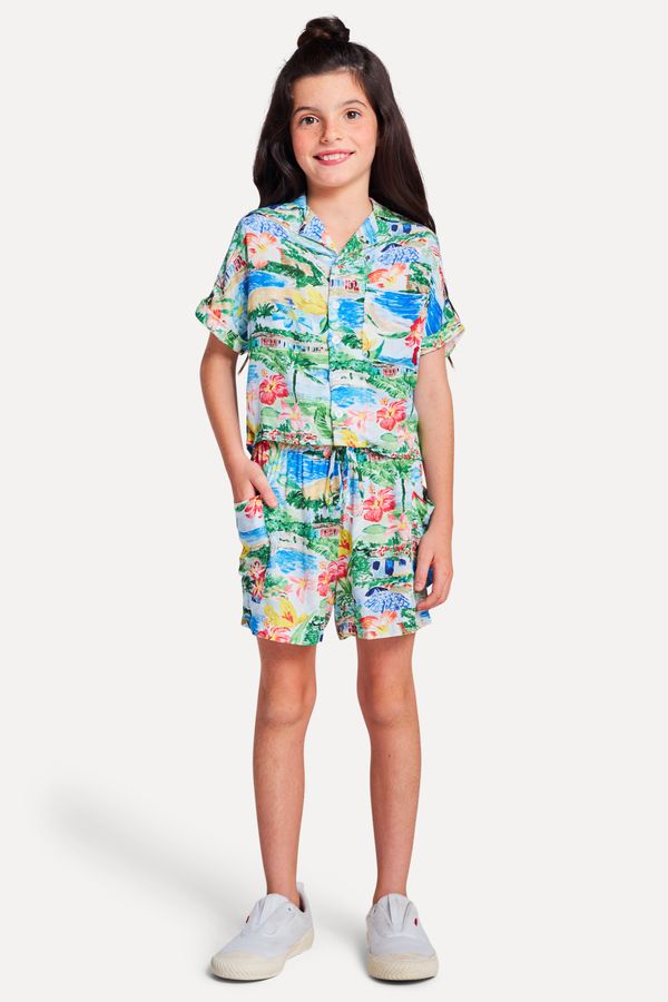 Short Menina Trancoso Off White - 06