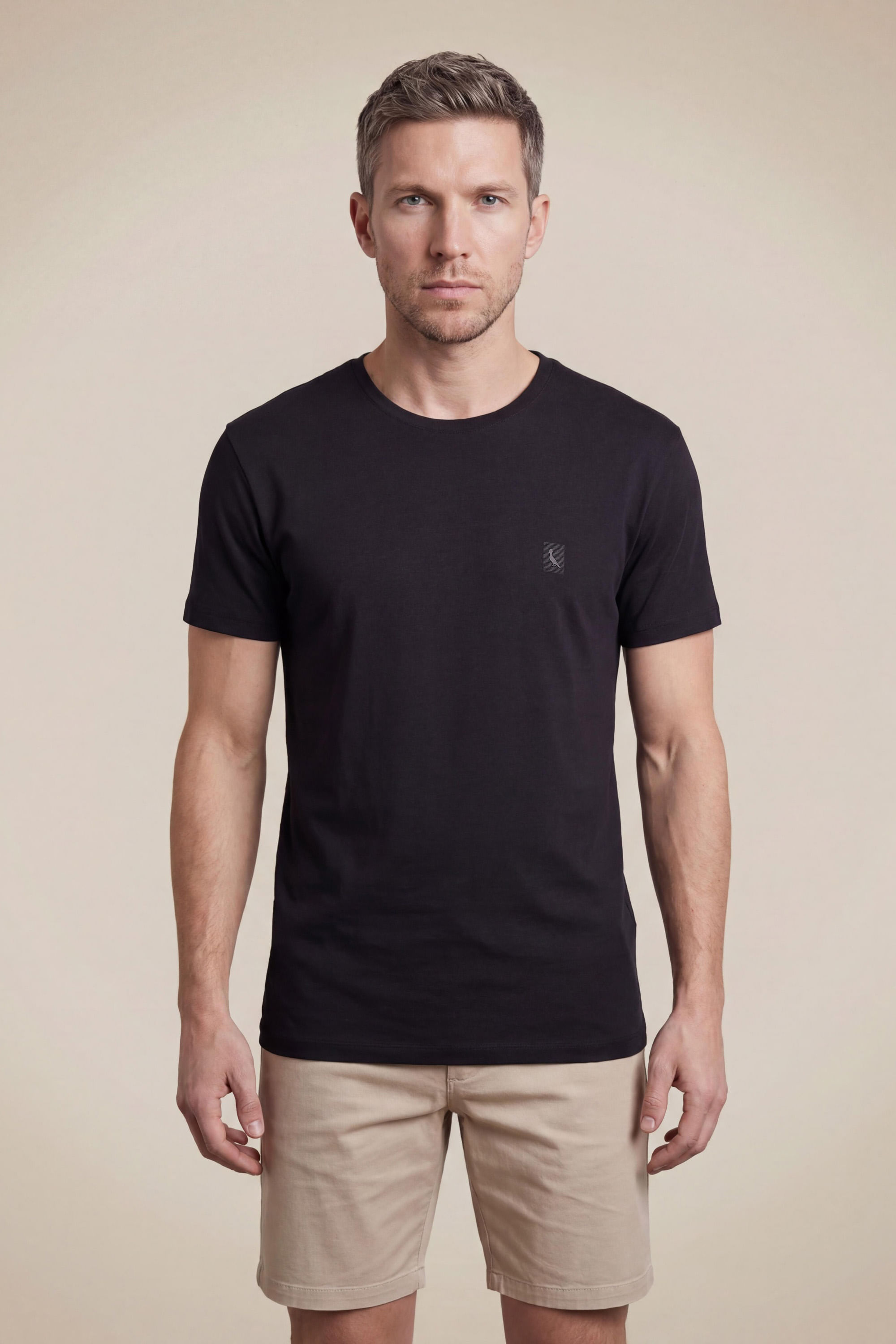 Camiseta Slim Estampada Pp Retangulo
