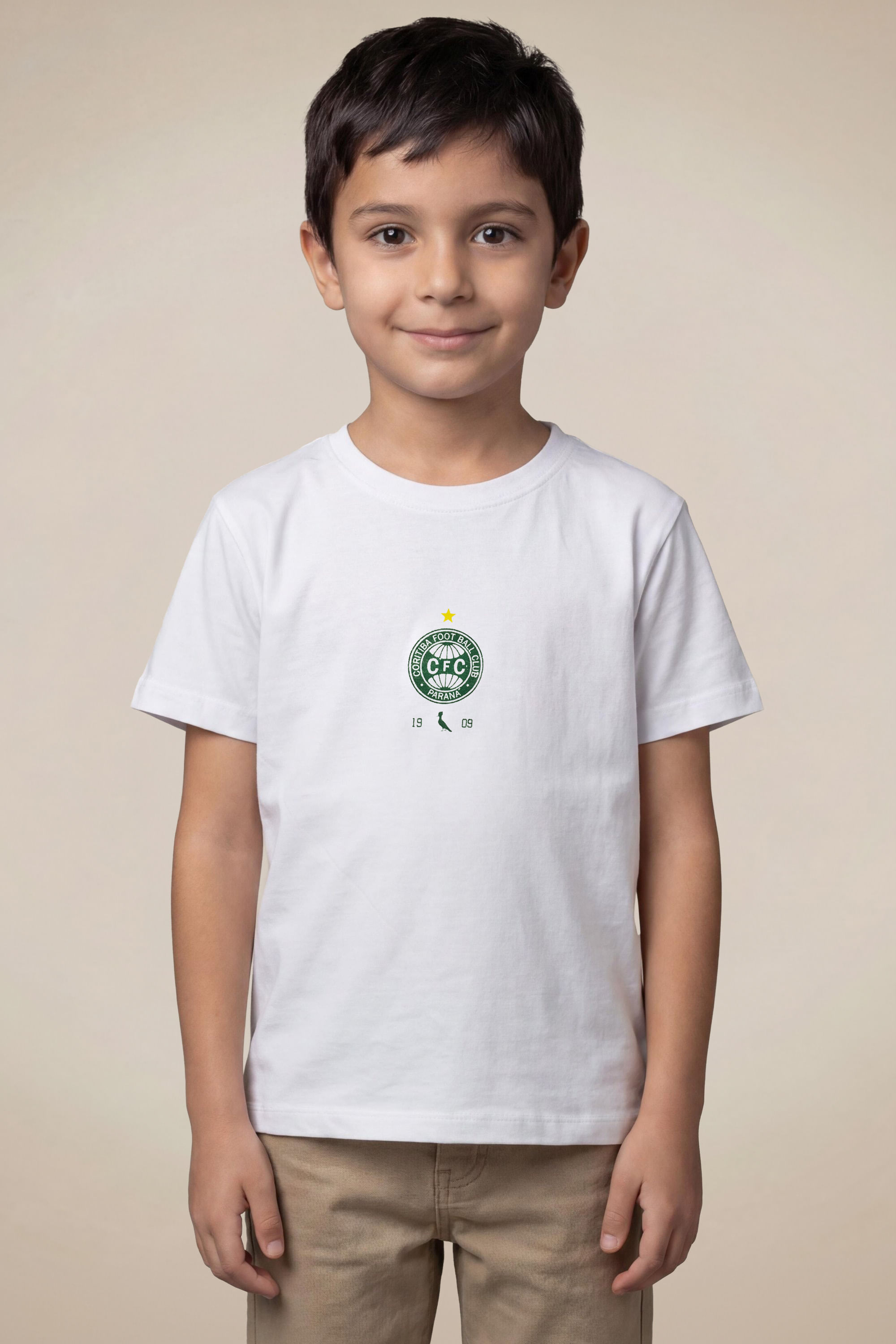Camiseta Mini Estampada Cfc 1909 Coxa