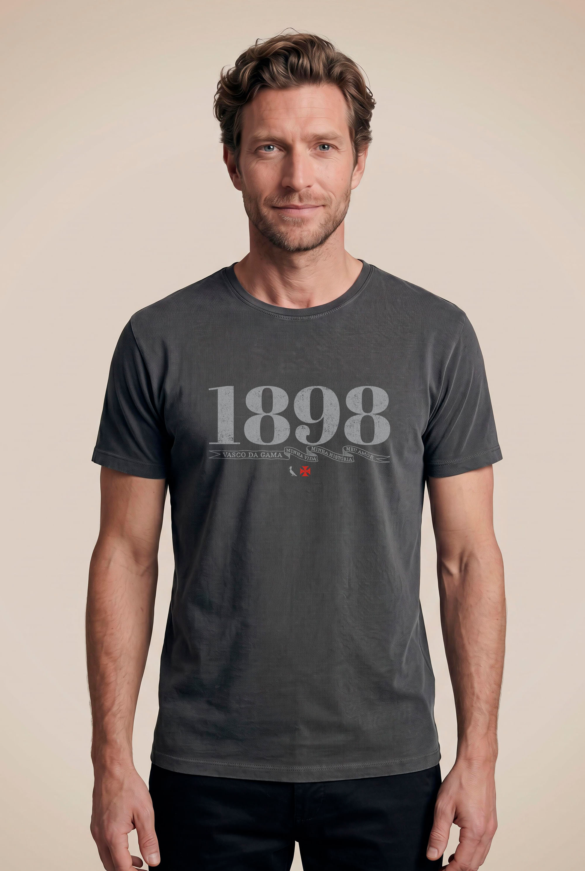 Camiseta Estampada 1898 Vasco