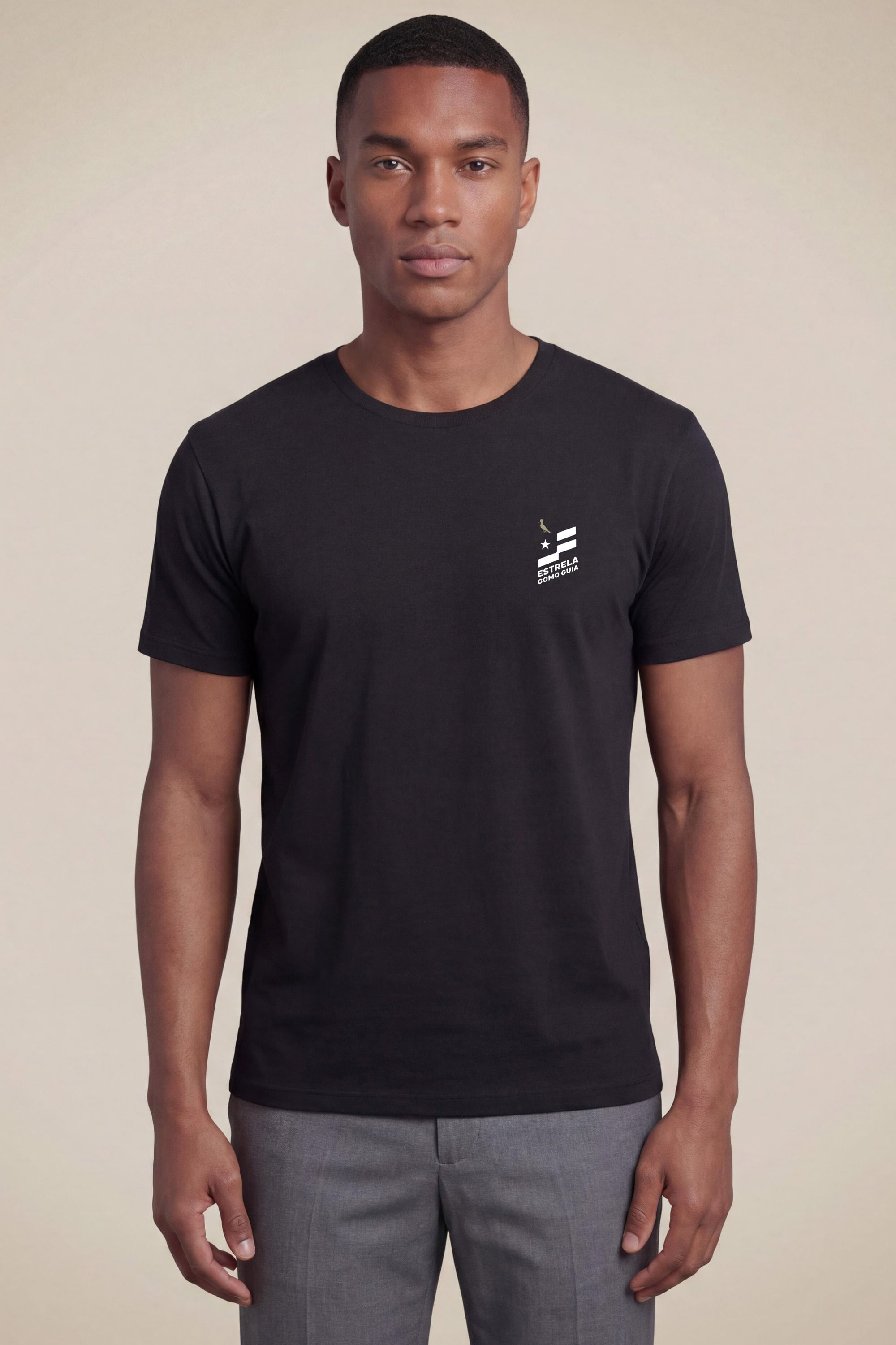 Camiseta Estampada Estrela Como Guia