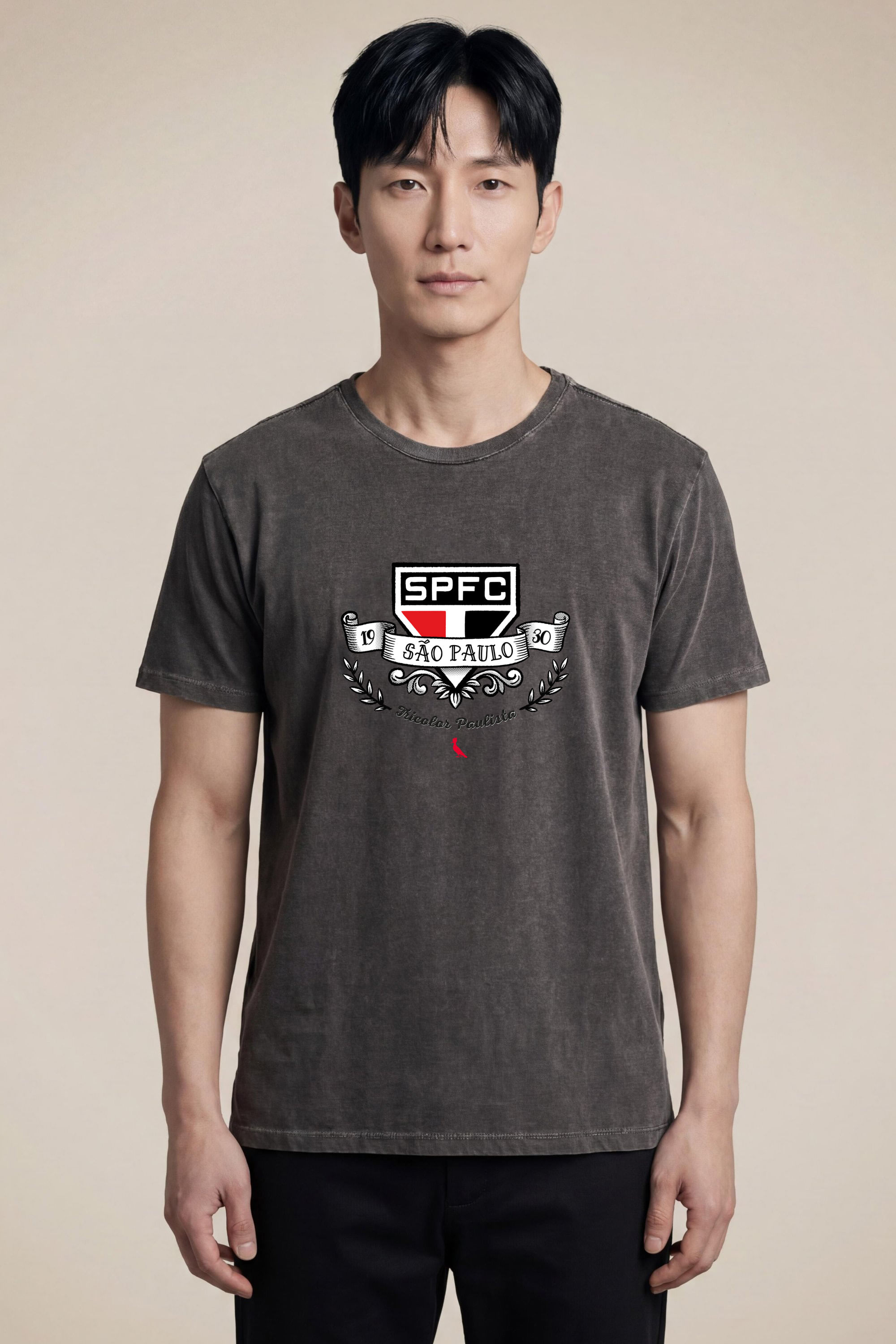 Camiseta Estampada Tricolor Paulista