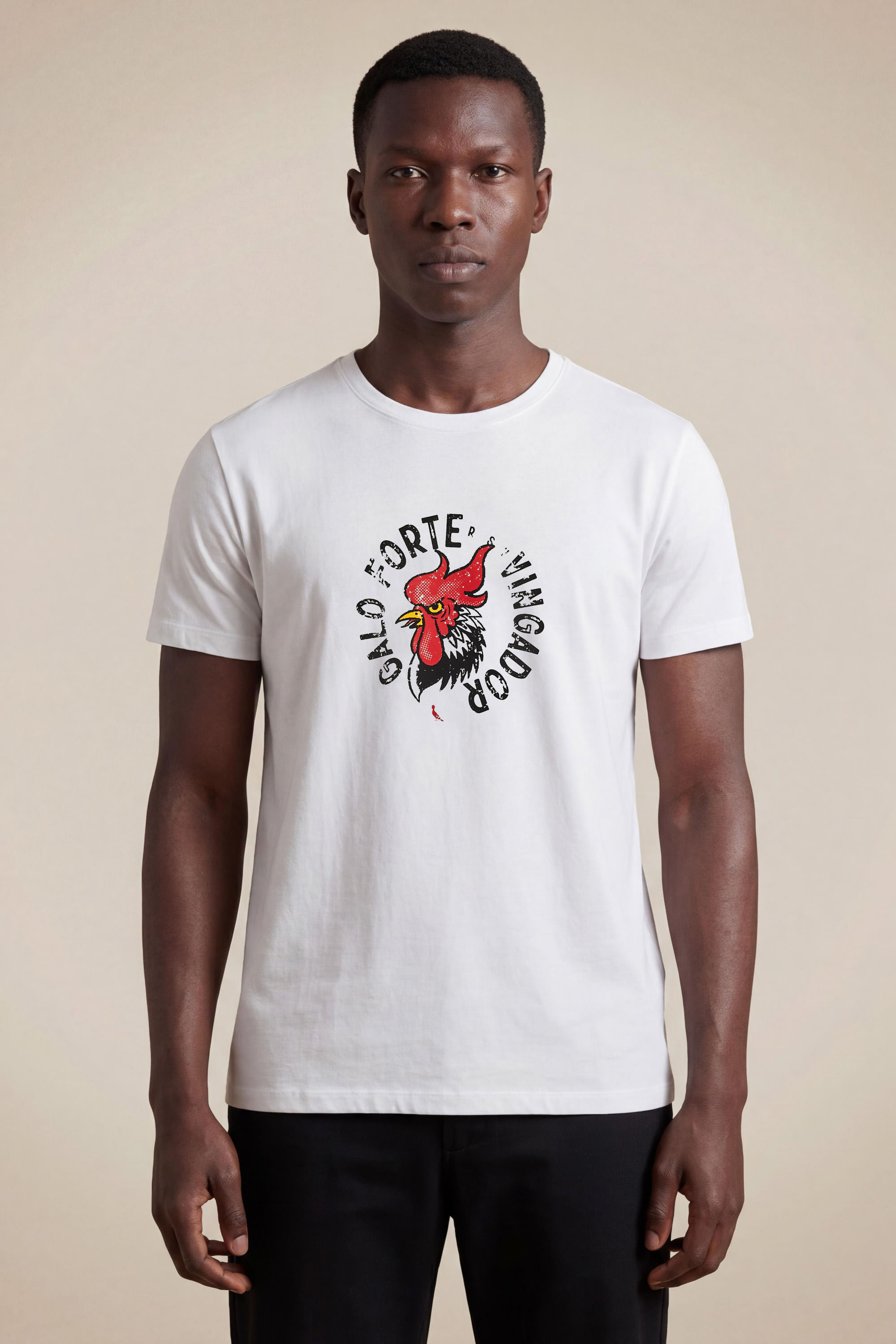 Camiseta Estampada Galo Forte E Vingador