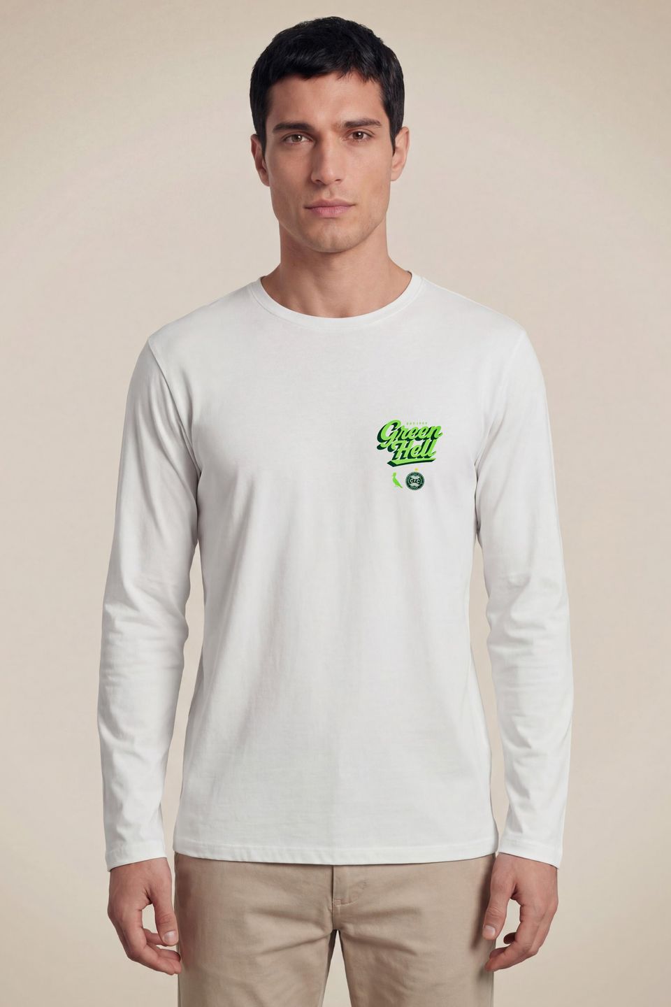 Camiseta Estampa Ml Green Hell Coxa