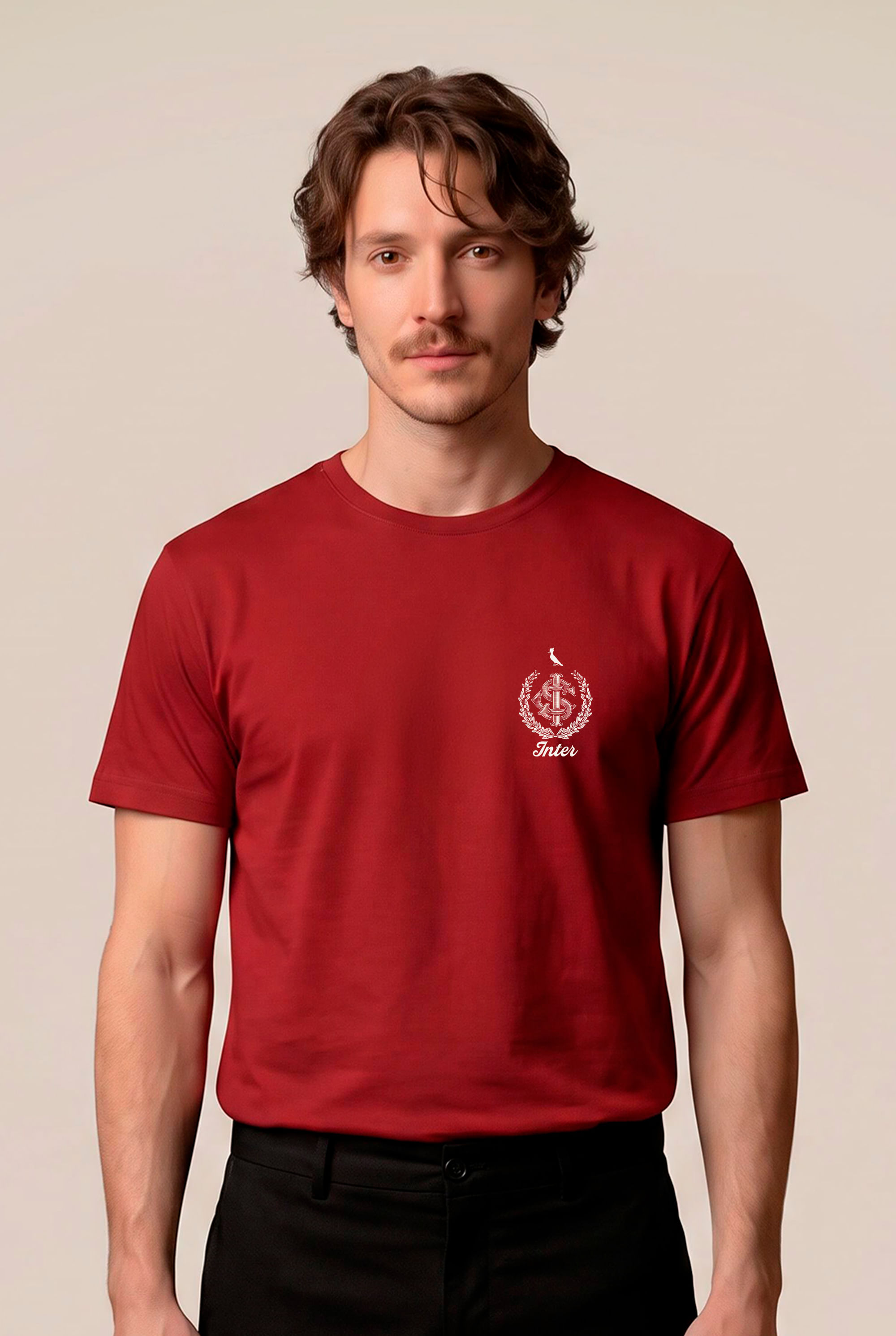 Camiseta Estampada Brasao Inter