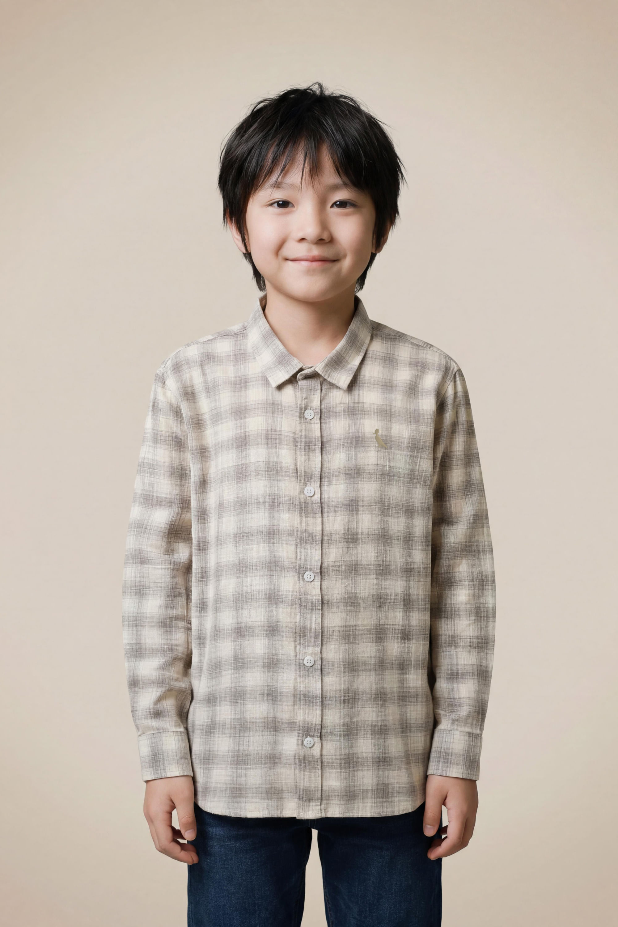 Camisa Mini Ml Tp Flame Xadrez Dover