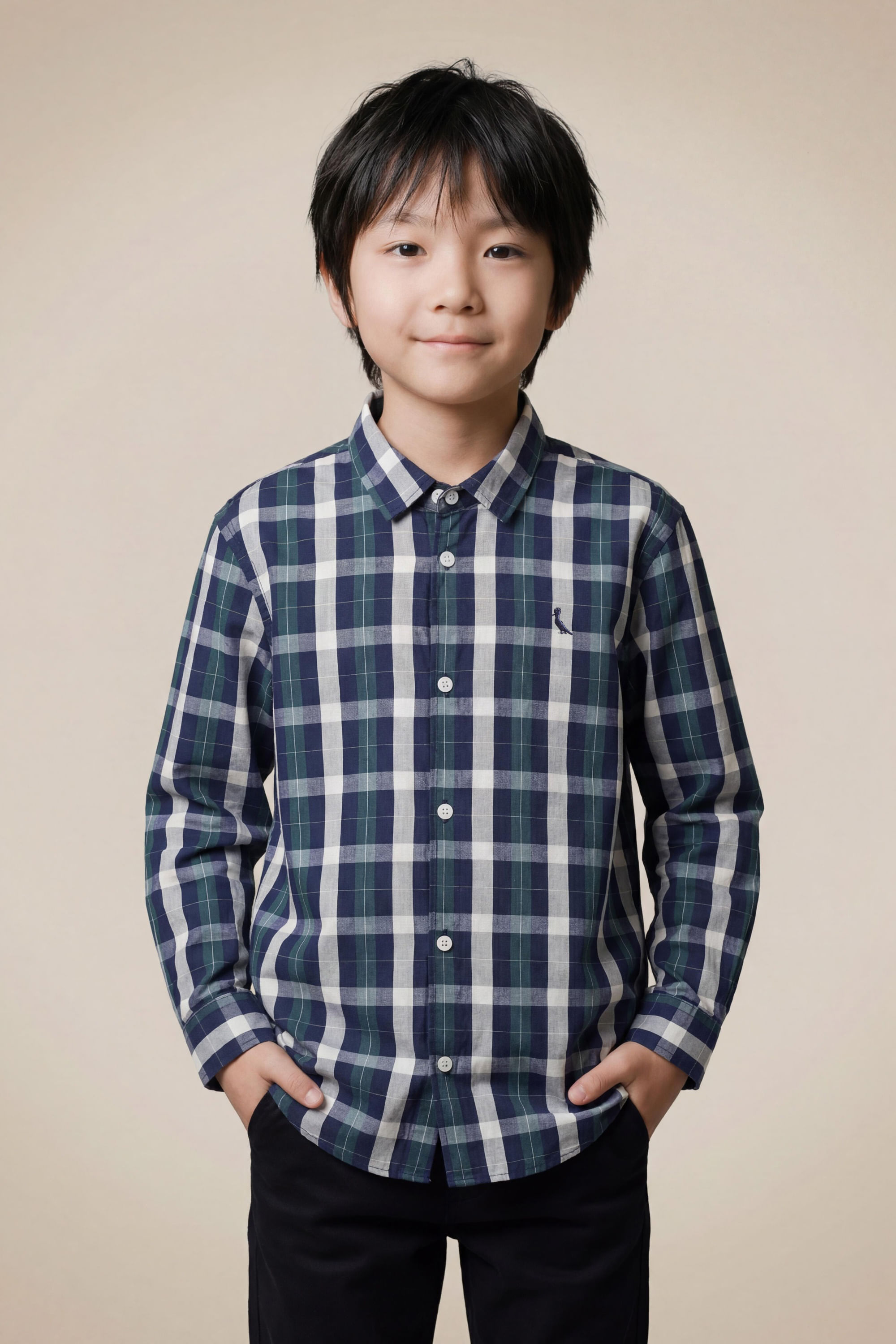 Camisa Mini Ml Xadrez Rsv