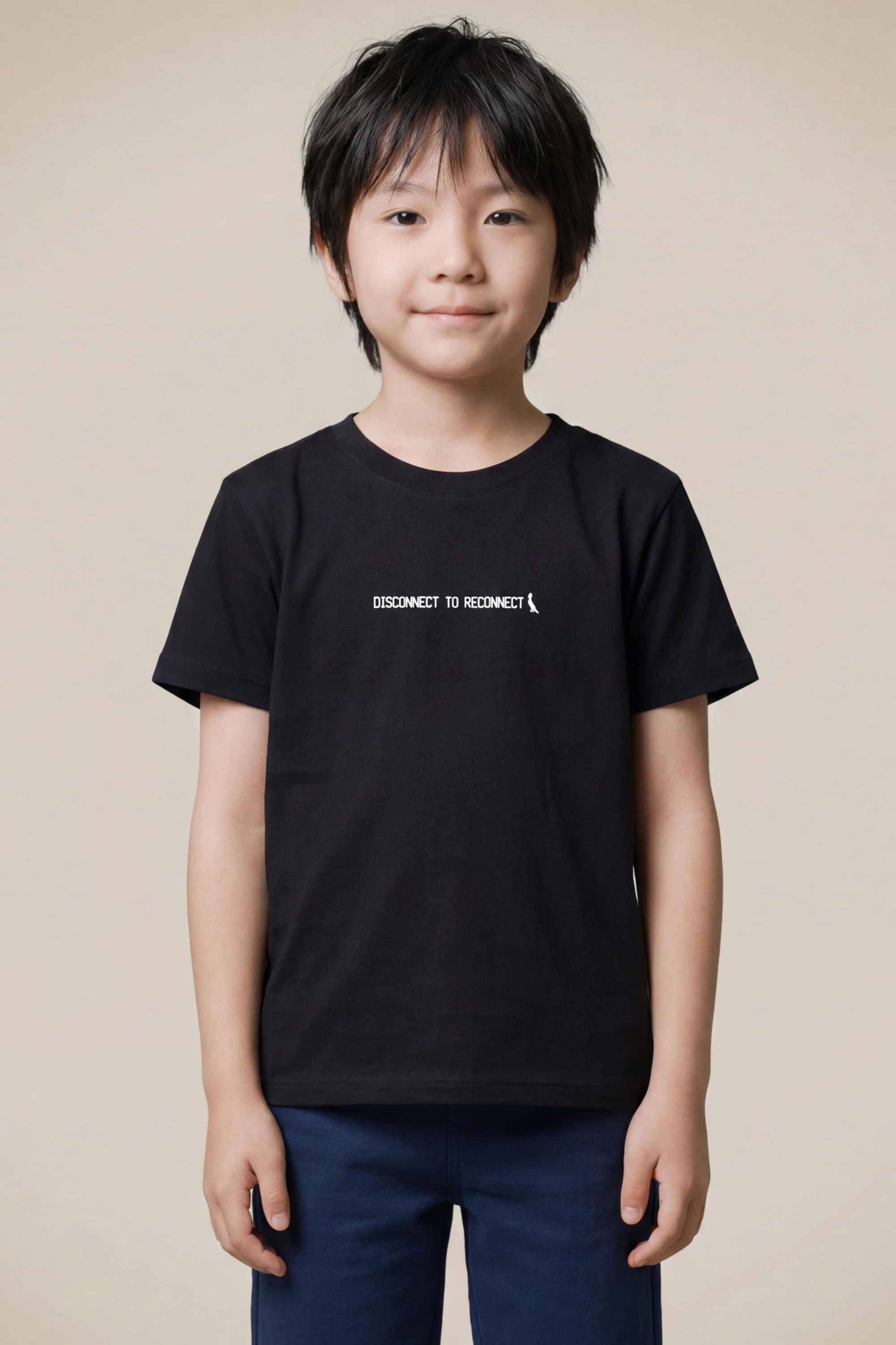 Camiseta Mini Est Disconnect Reconnect - Preto - 10