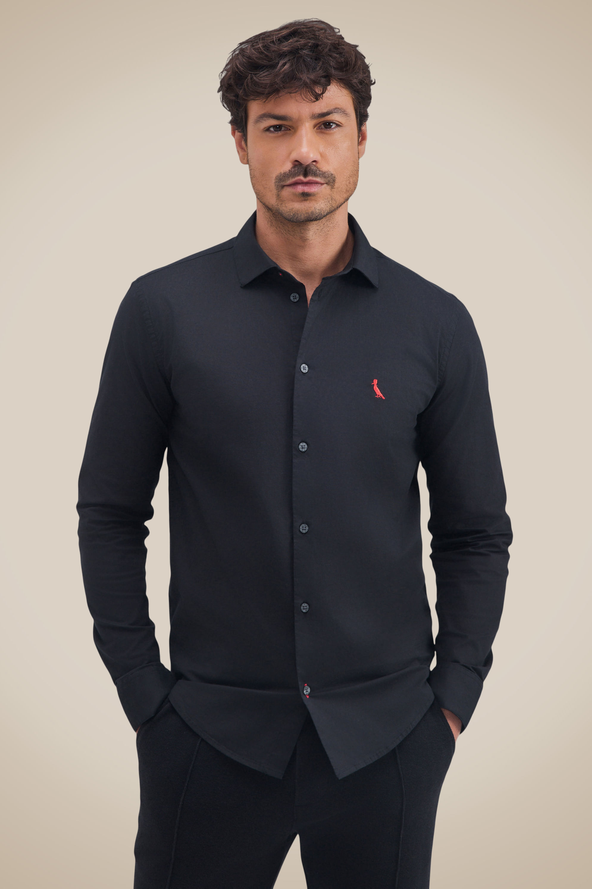 Camisa Oxford Elastano Cores