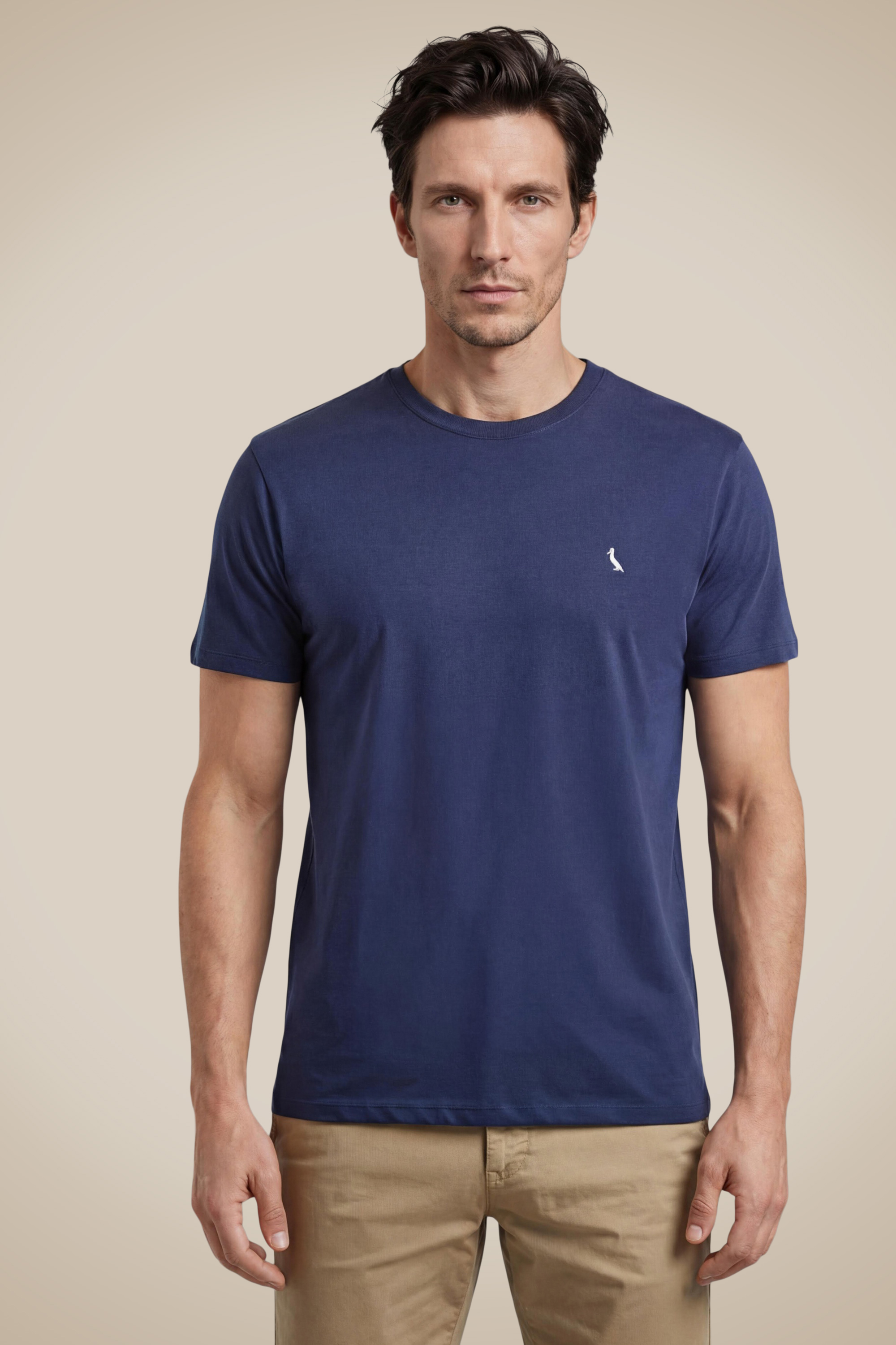Camiseta Básica Suspiro Pica-pau Bordado