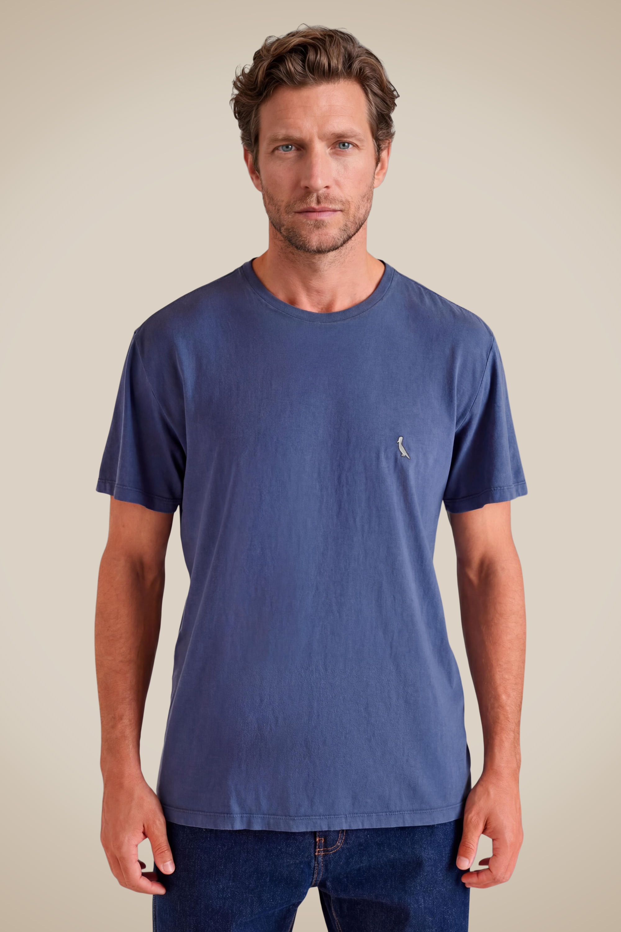 Camiseta Básica Suspiro Pica-pau Bordado