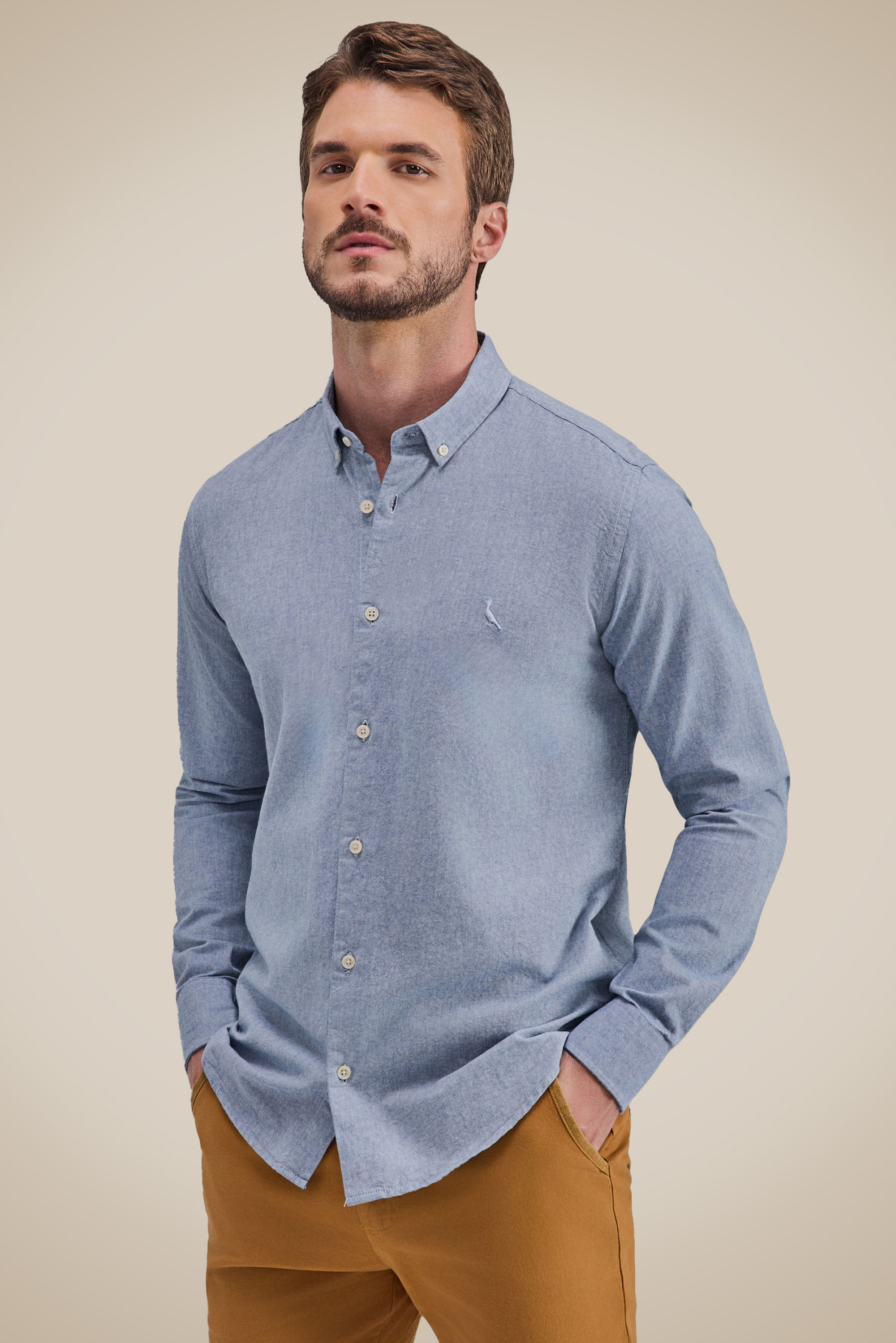 Camisa Oxford Color Ml