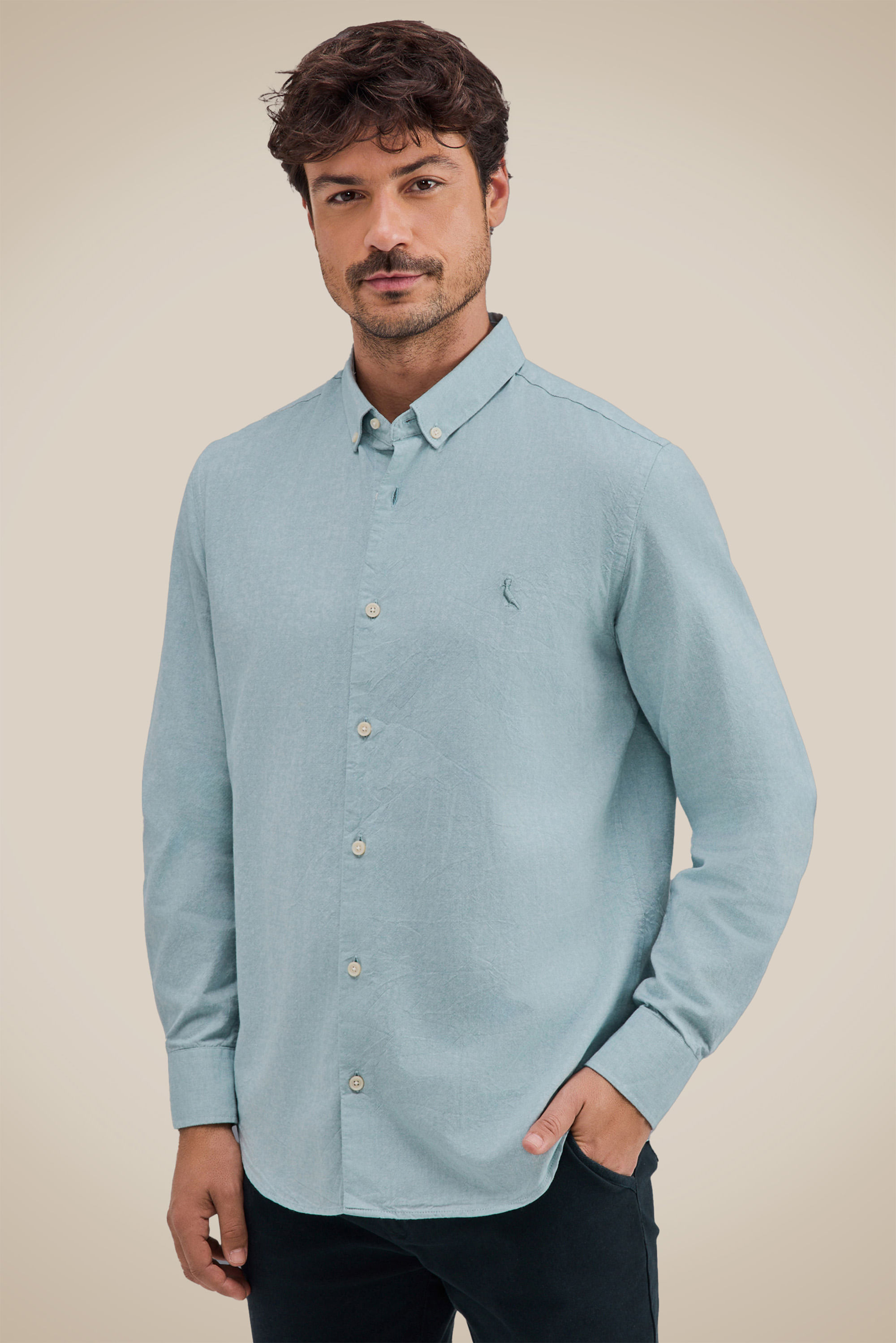 Camisa Oxford Color Ml