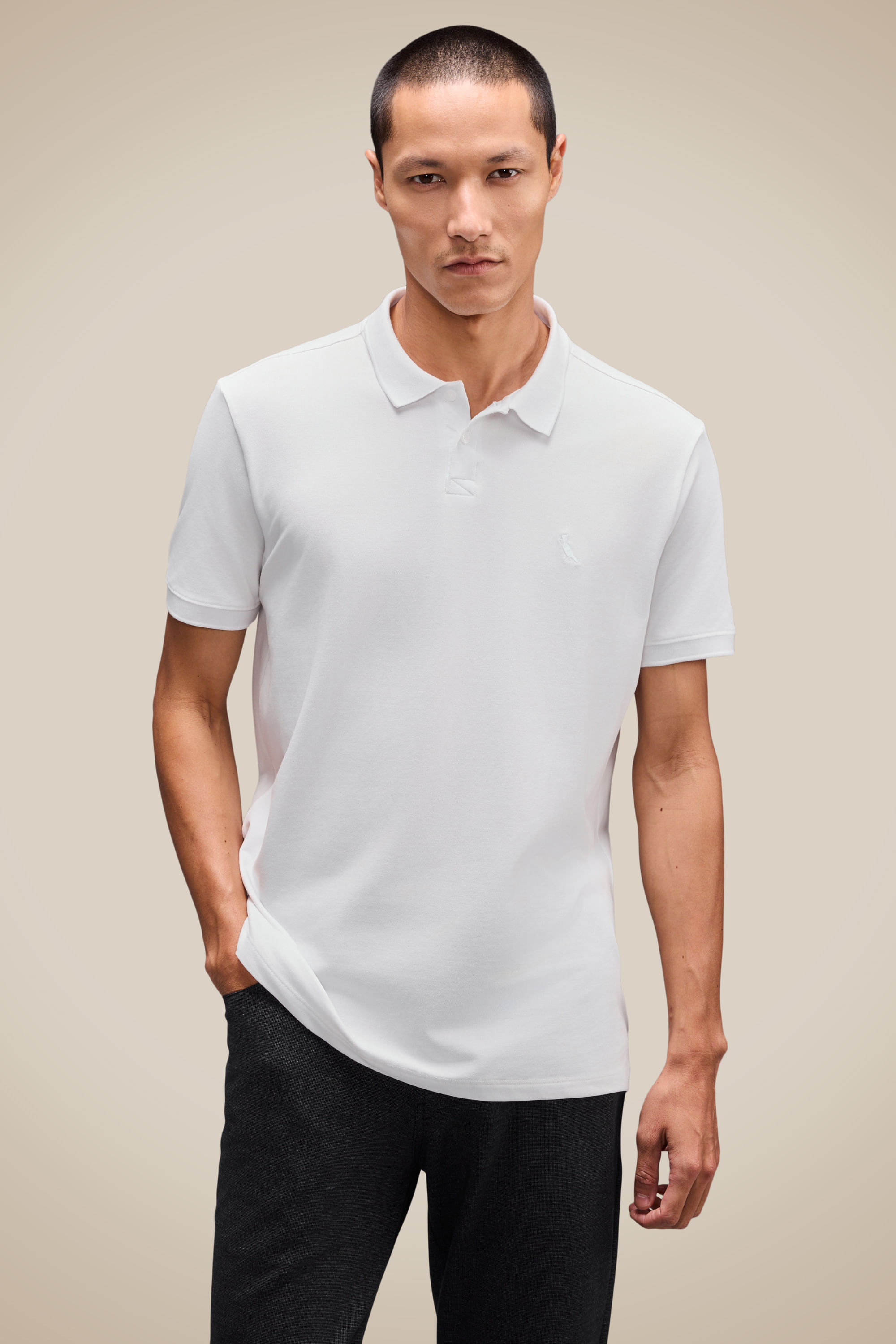 Polo Pima Piquet Elastano