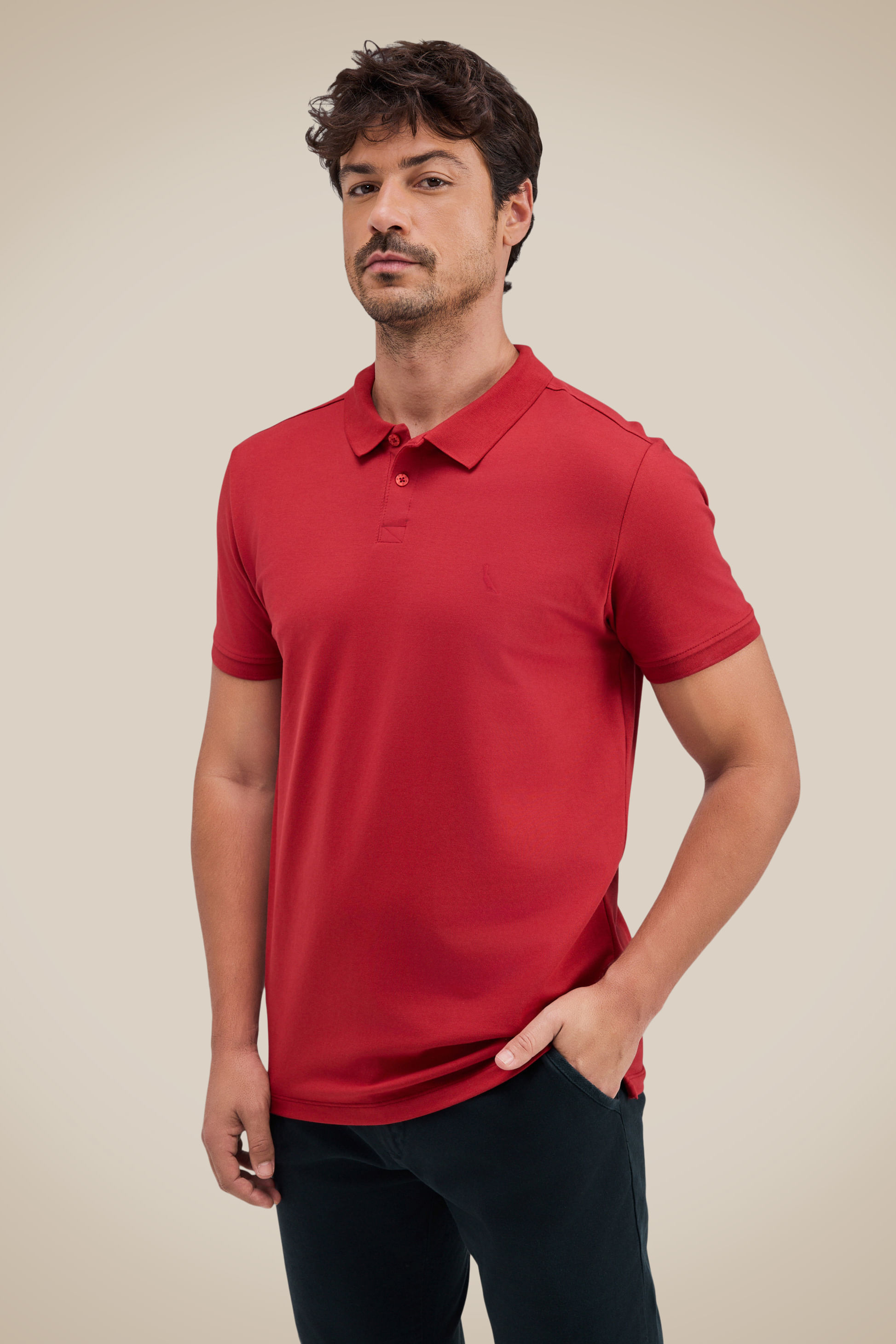 Polo Pima Piquet Elastano