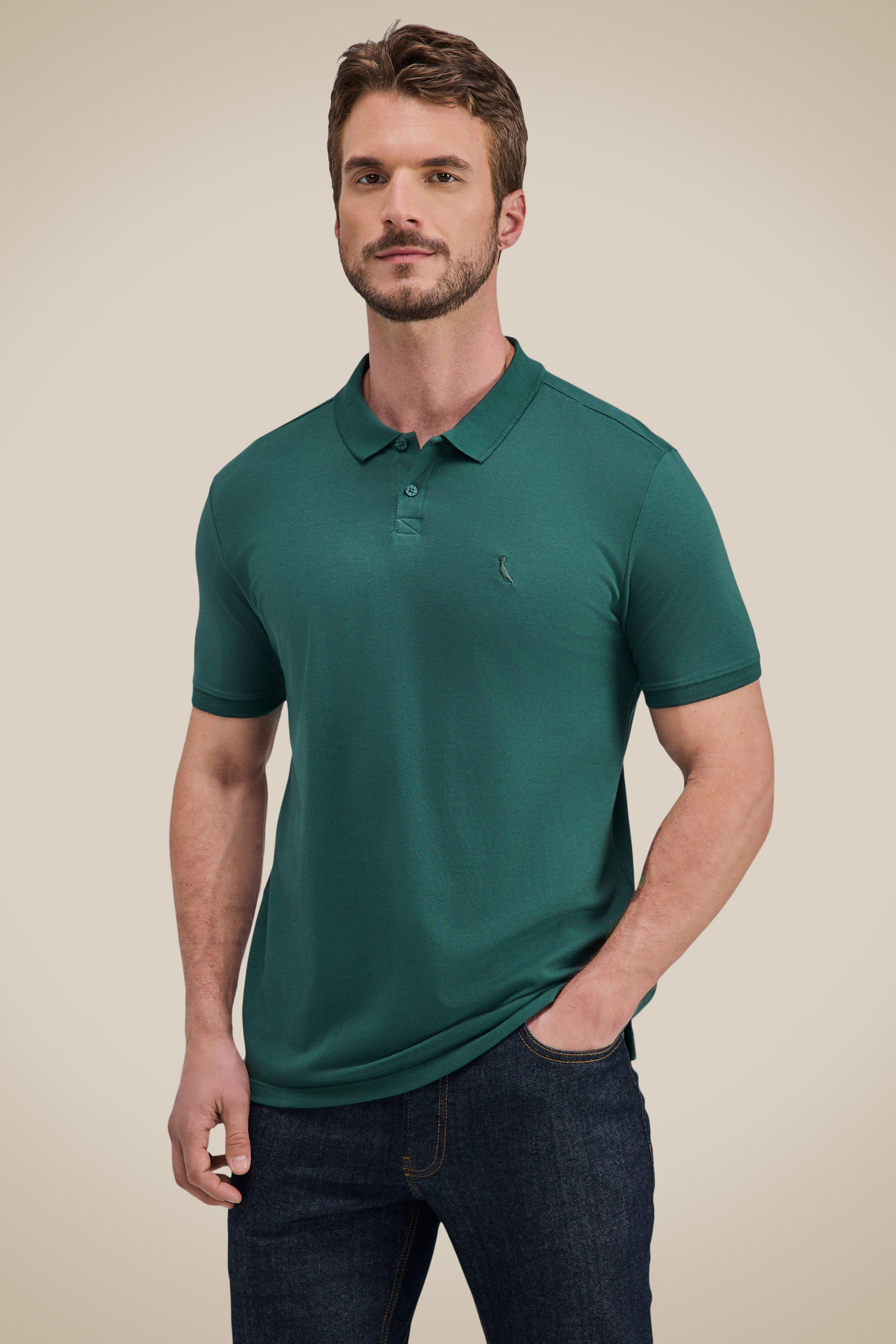 Polo Pima Piquet Elastano