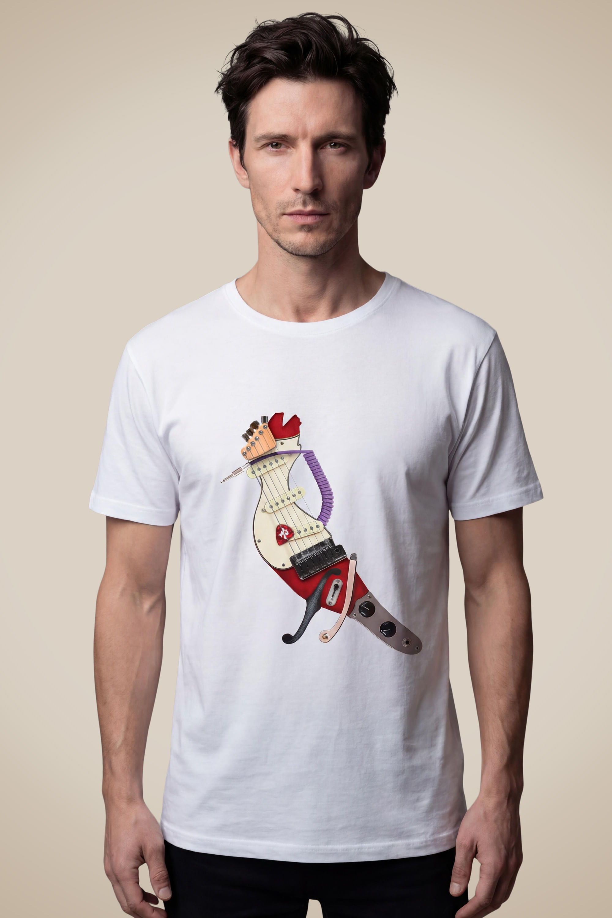 Camiseta Pica-pau Guitarra