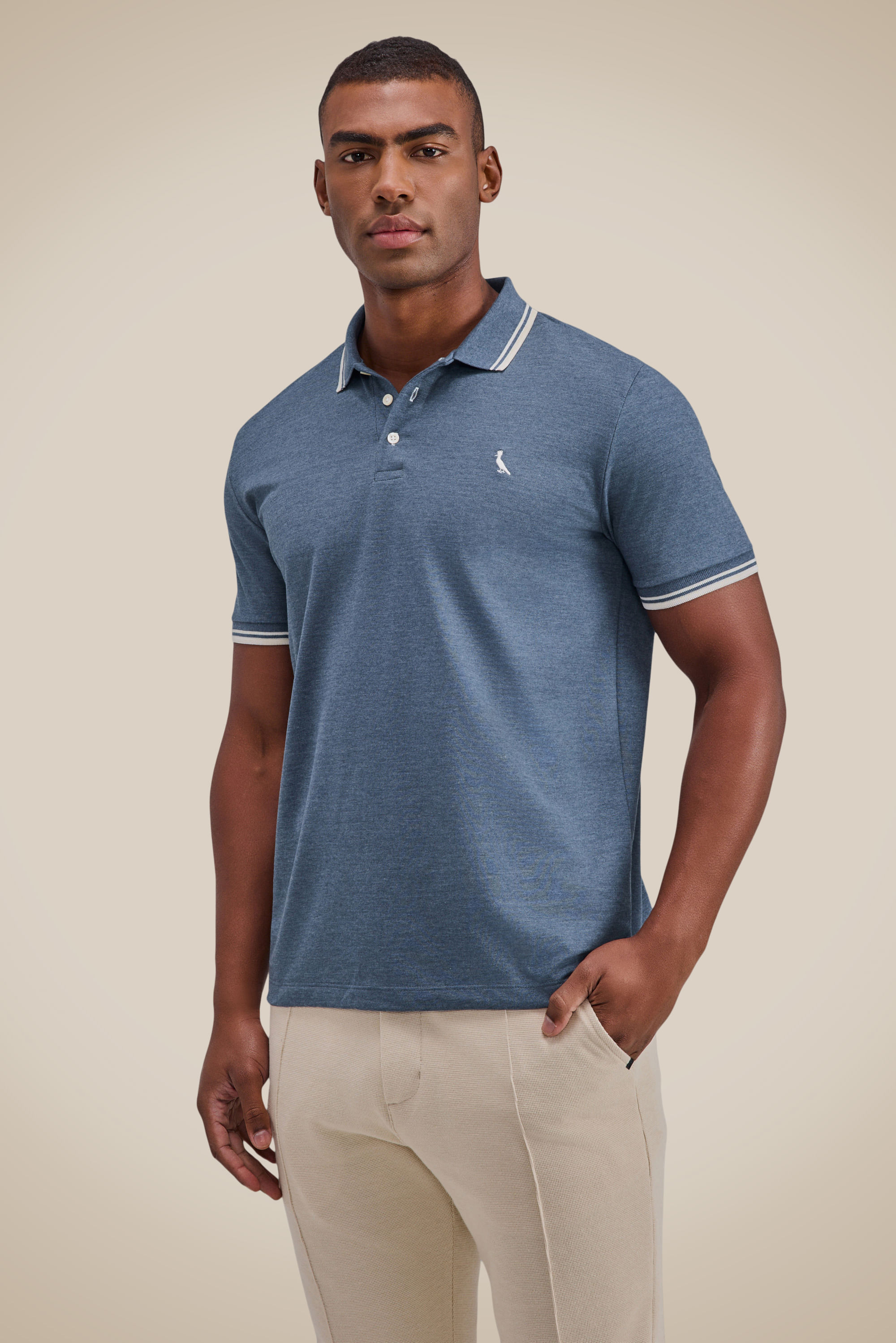 Polo Friso Rajado