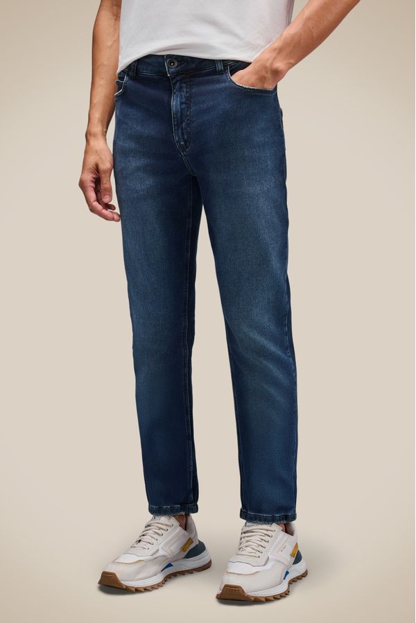 Calca Jeans Skinny Moletom Raul Indigo - 44