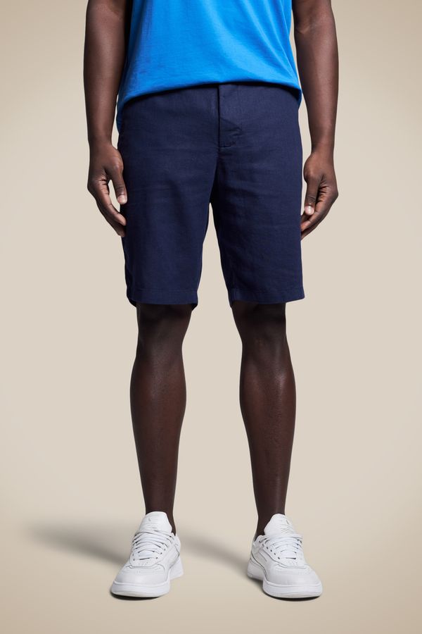 Bermuda Casual Linho Marinho - 46