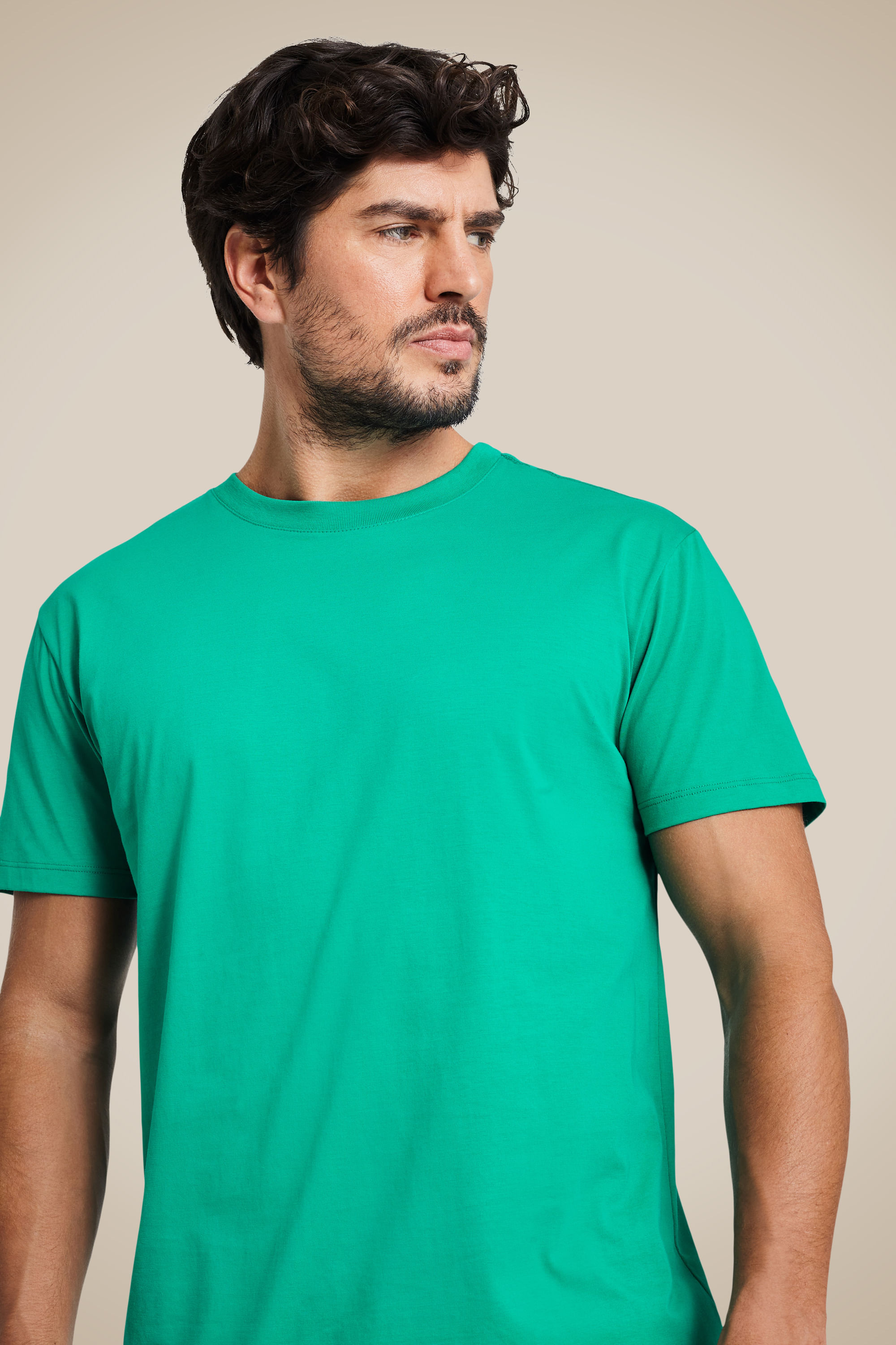 Camiseta Pima Cores - Verde Bandeira - M