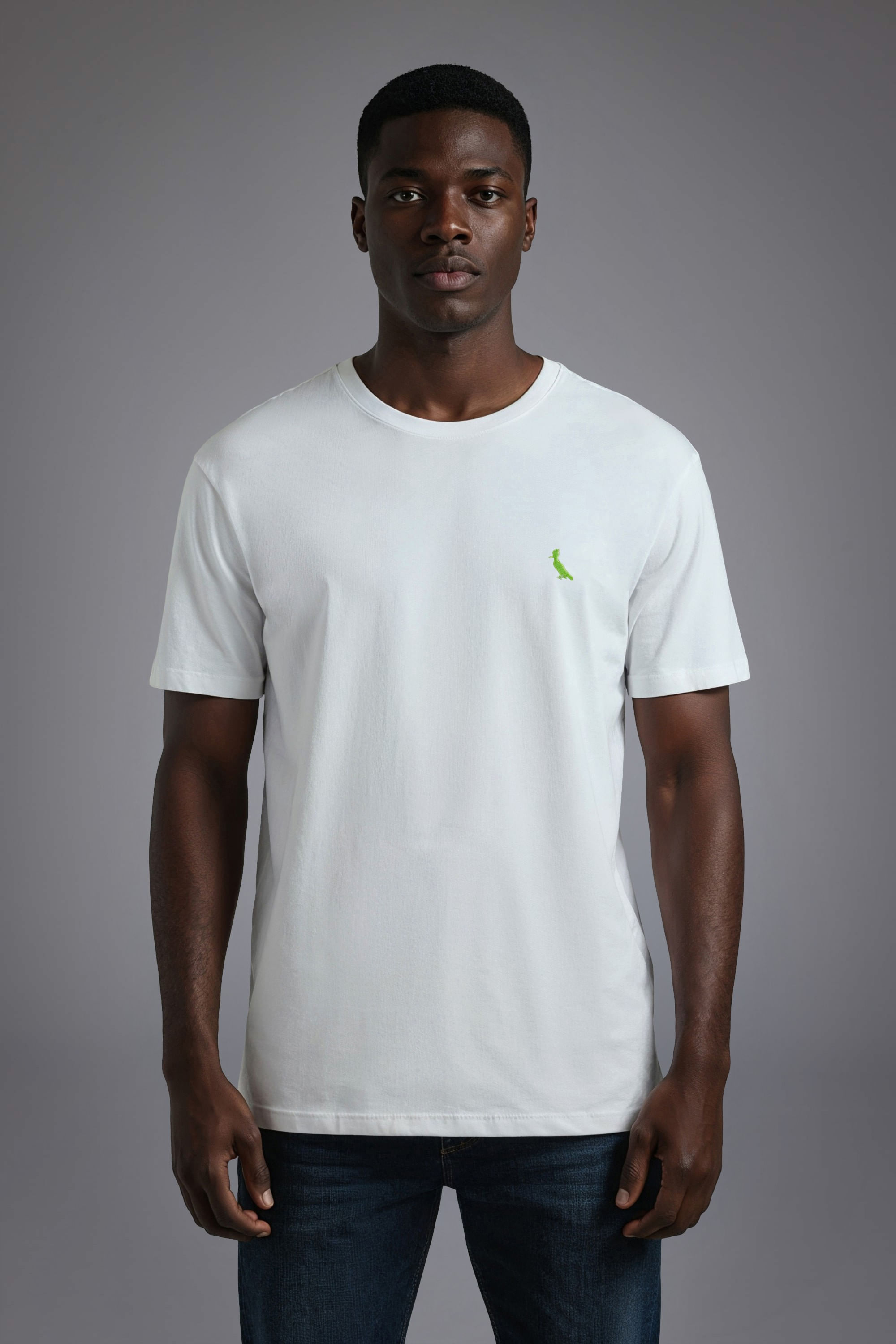 Camiseta Pica Pau Bordado Neon