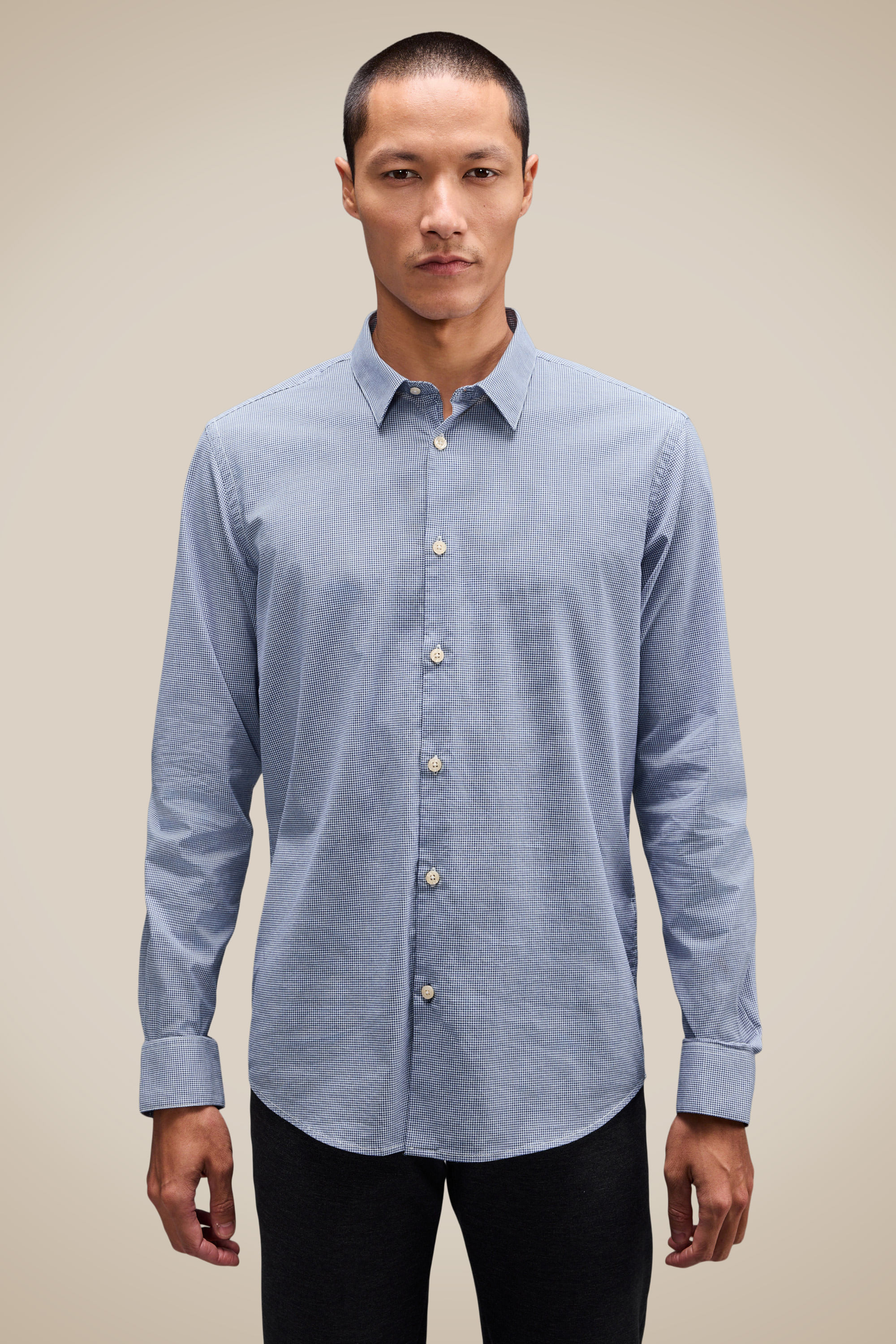 Camisa Ml Enxuto Micro Vichy