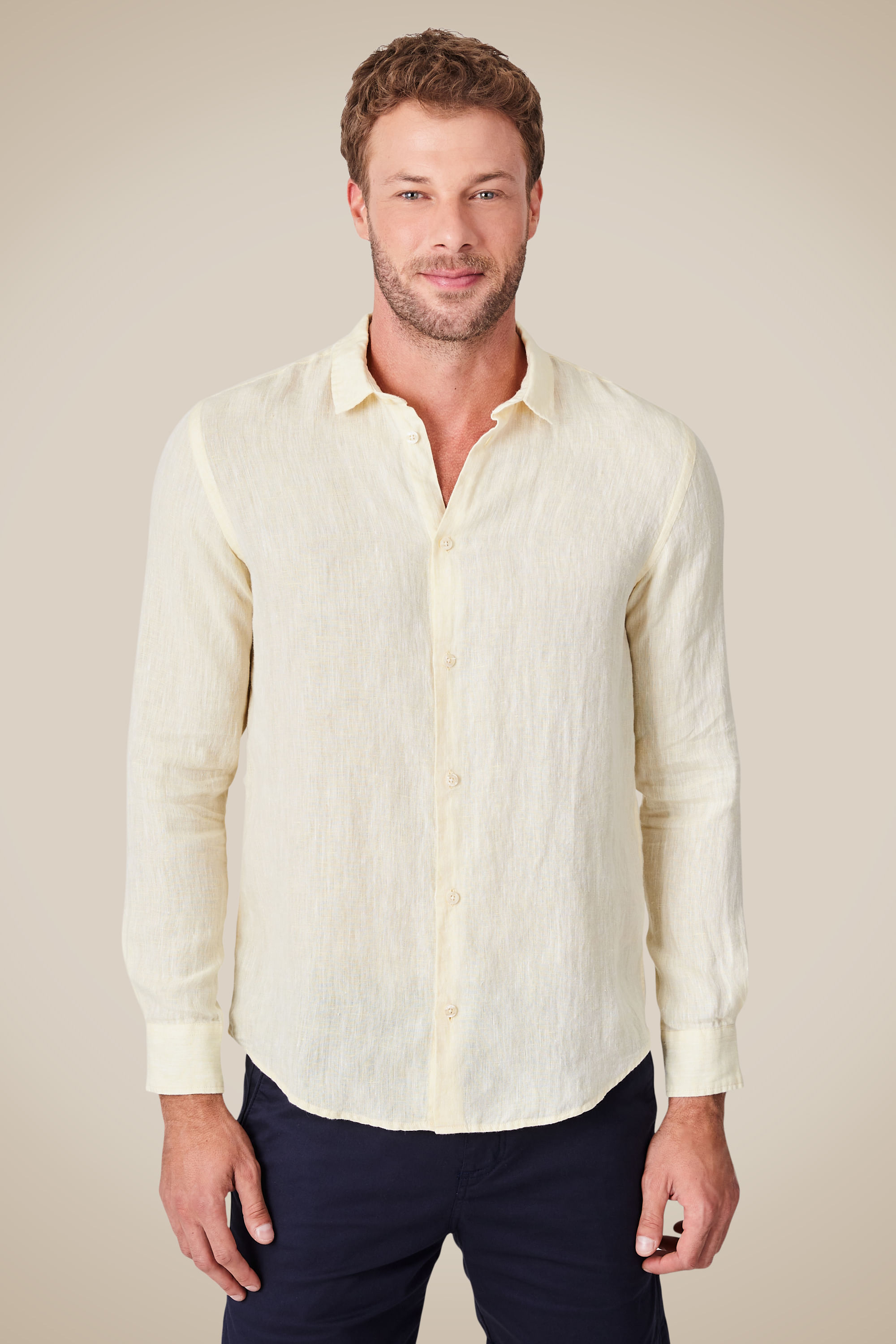 Camisa Lisa Linho Fresh