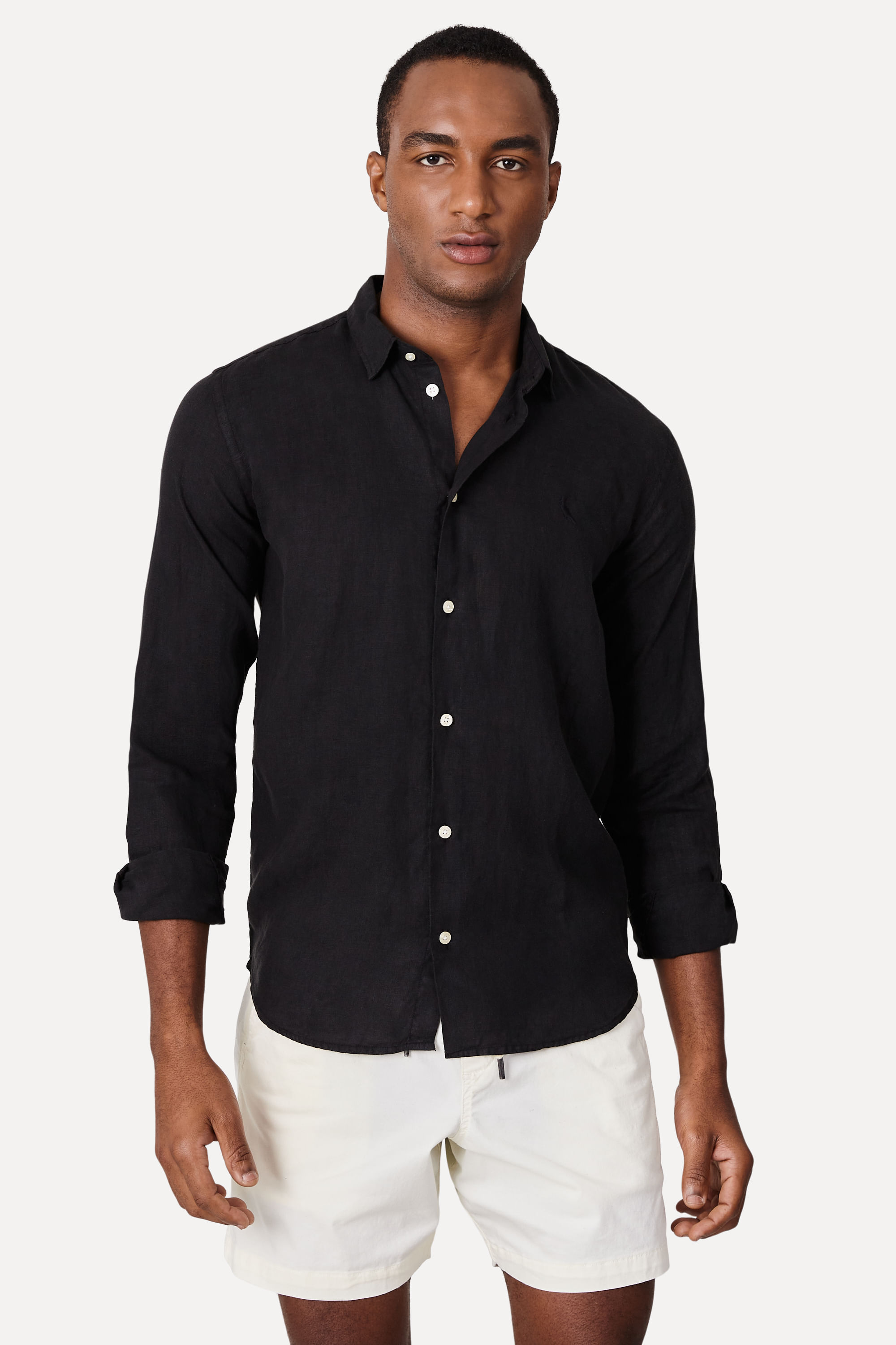 Camisa Ml Linho Tinturado