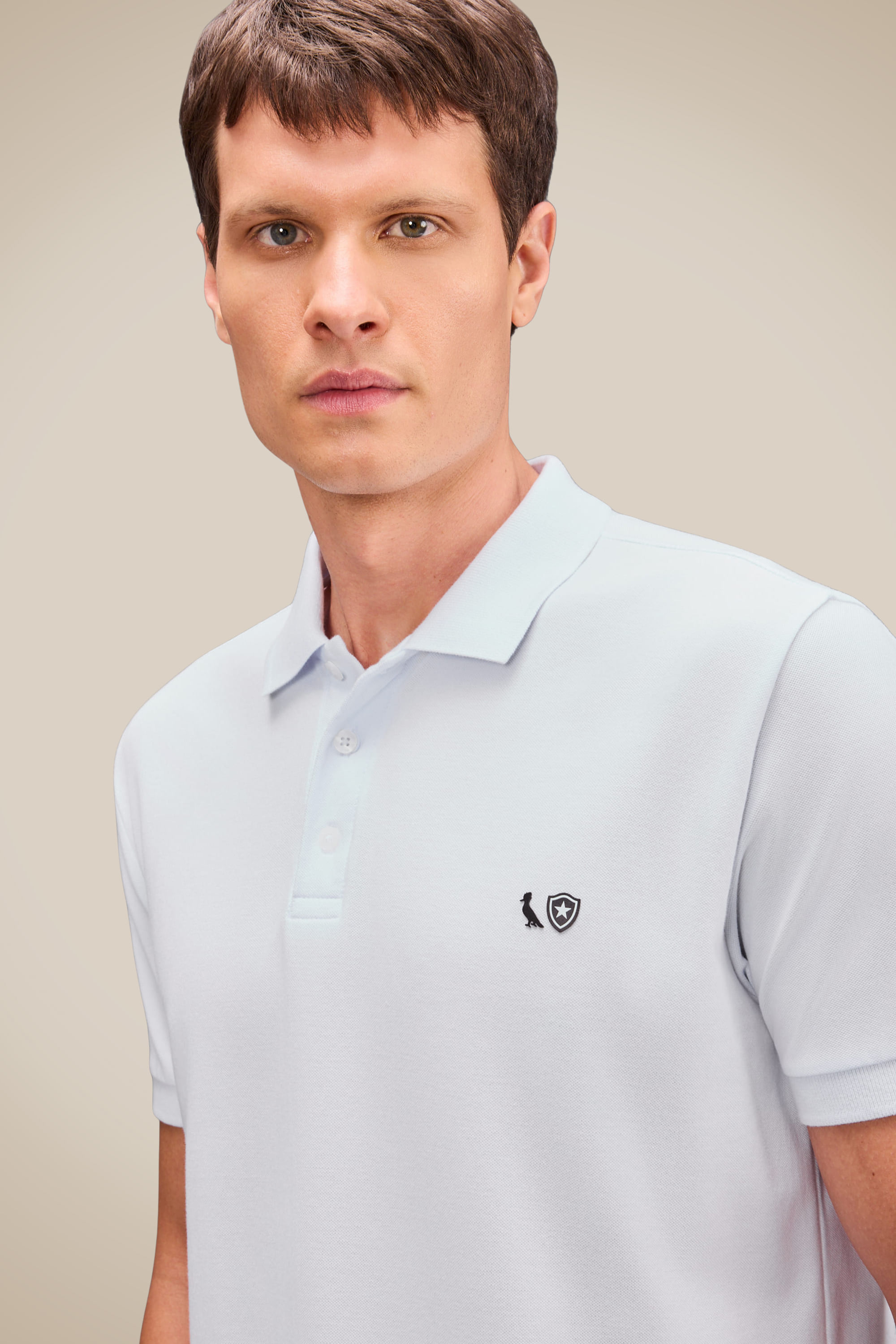 Polo Botafogo Escudo Laurel Patch