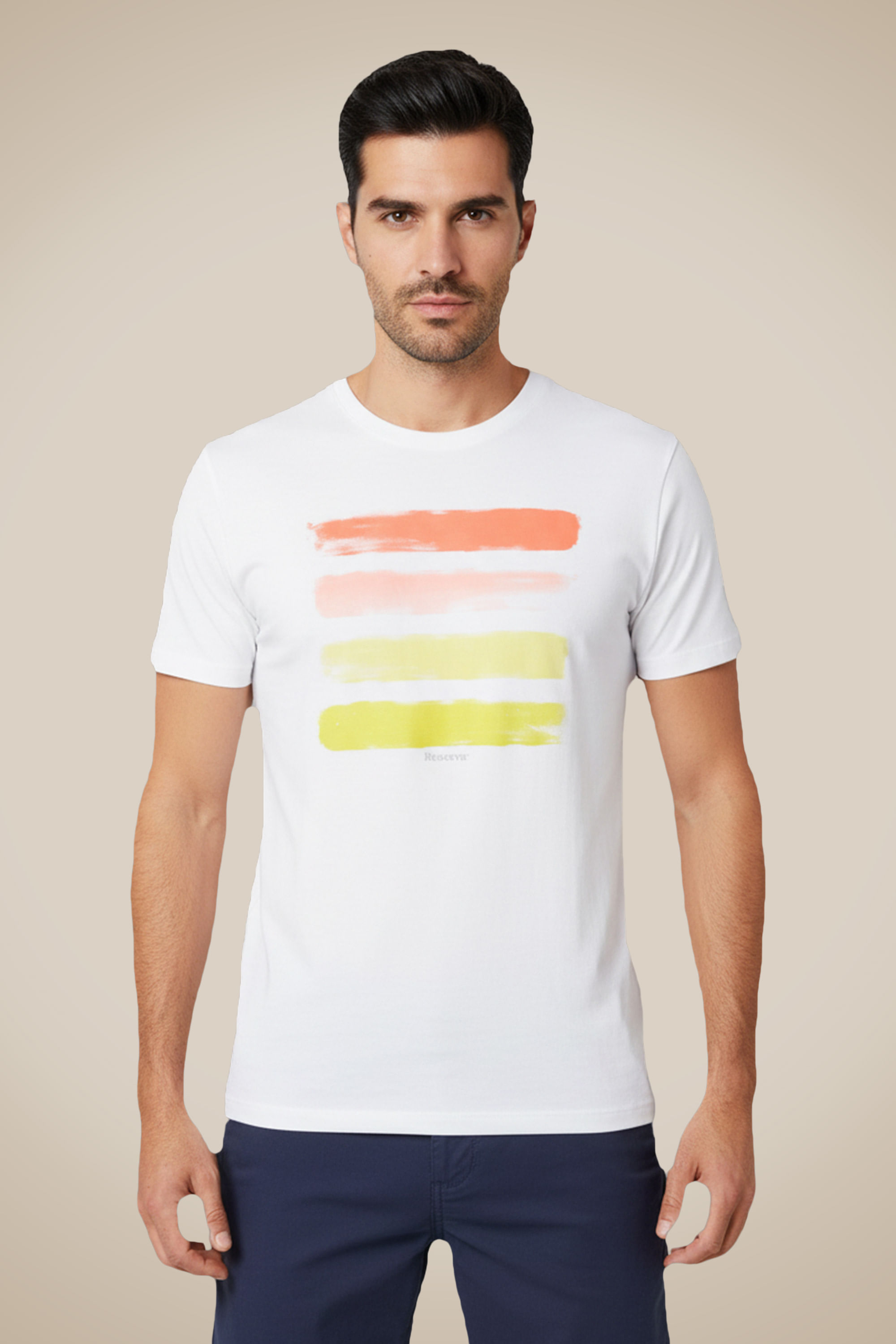 Camiseta Estampada Listras Sun