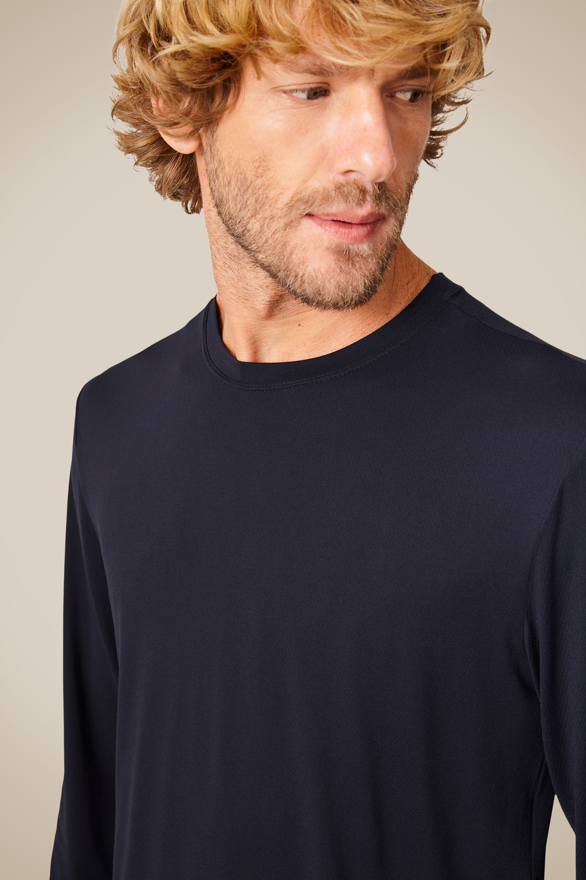 Camiseta Ml Basica Dry Tech