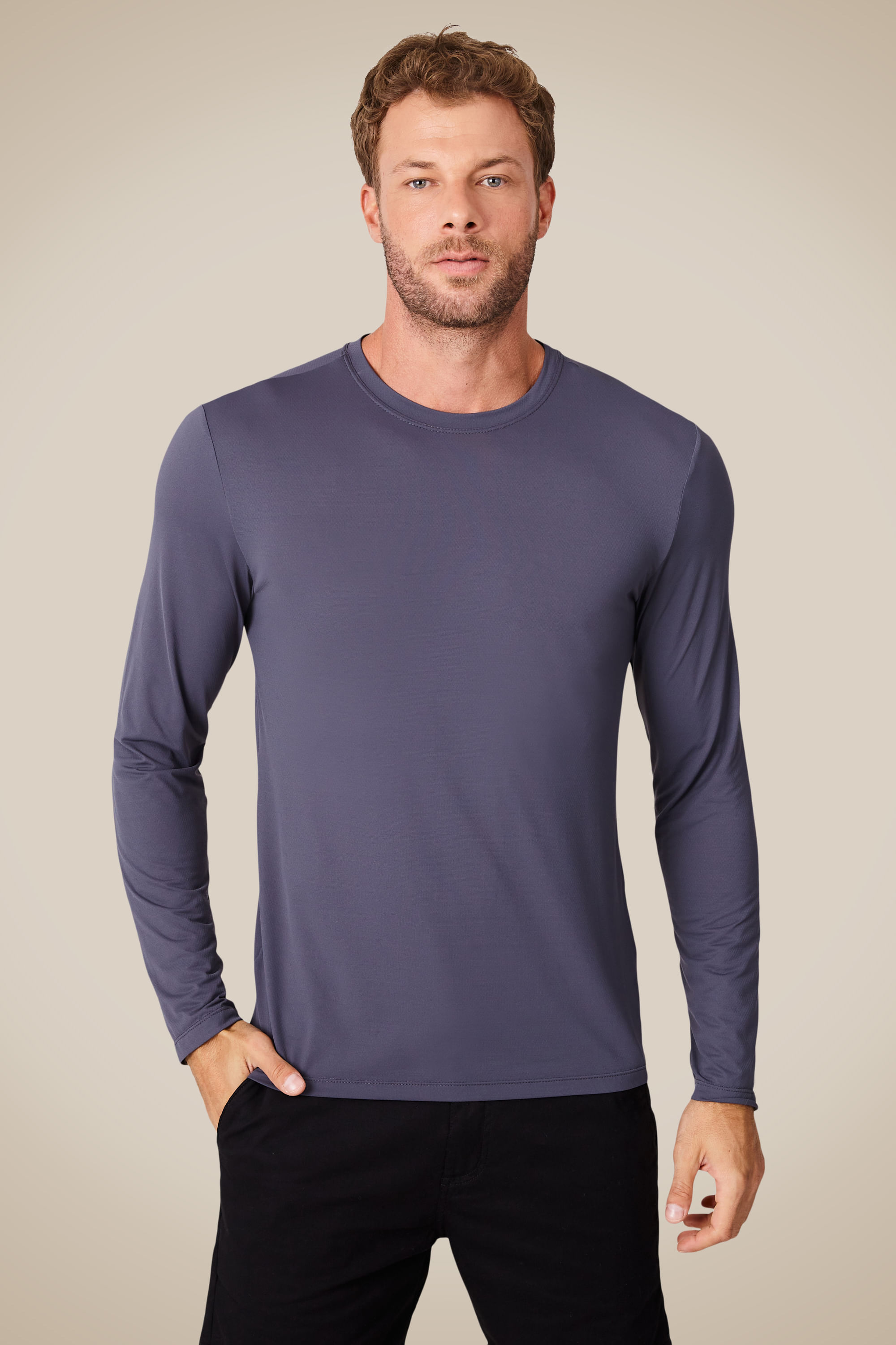 Camiseta Ml Basica Dry Tech