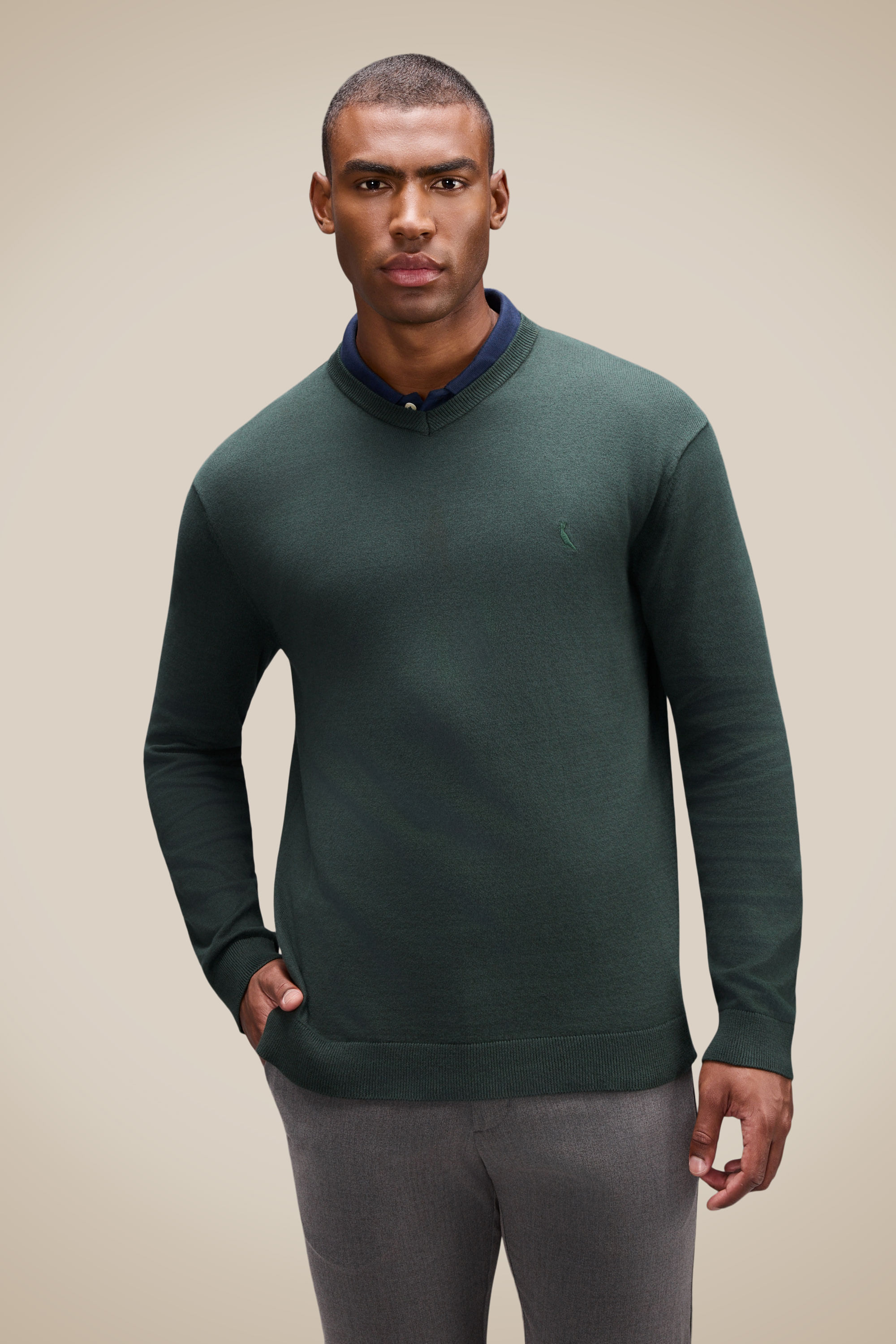 Tricot Basico Gola V