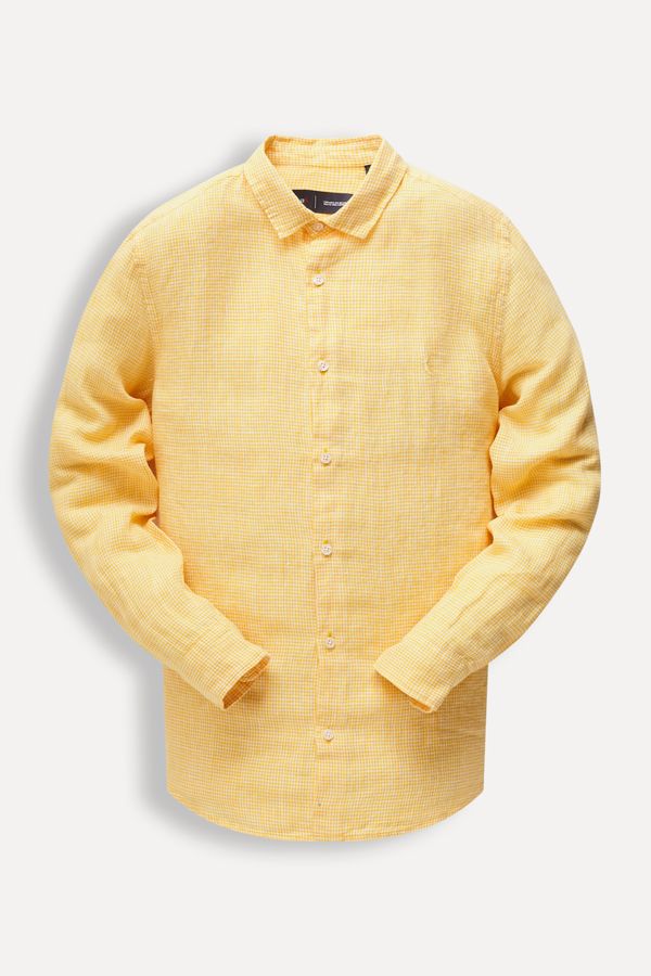 Camisa Ml Xadrez Danny Amarelo - M