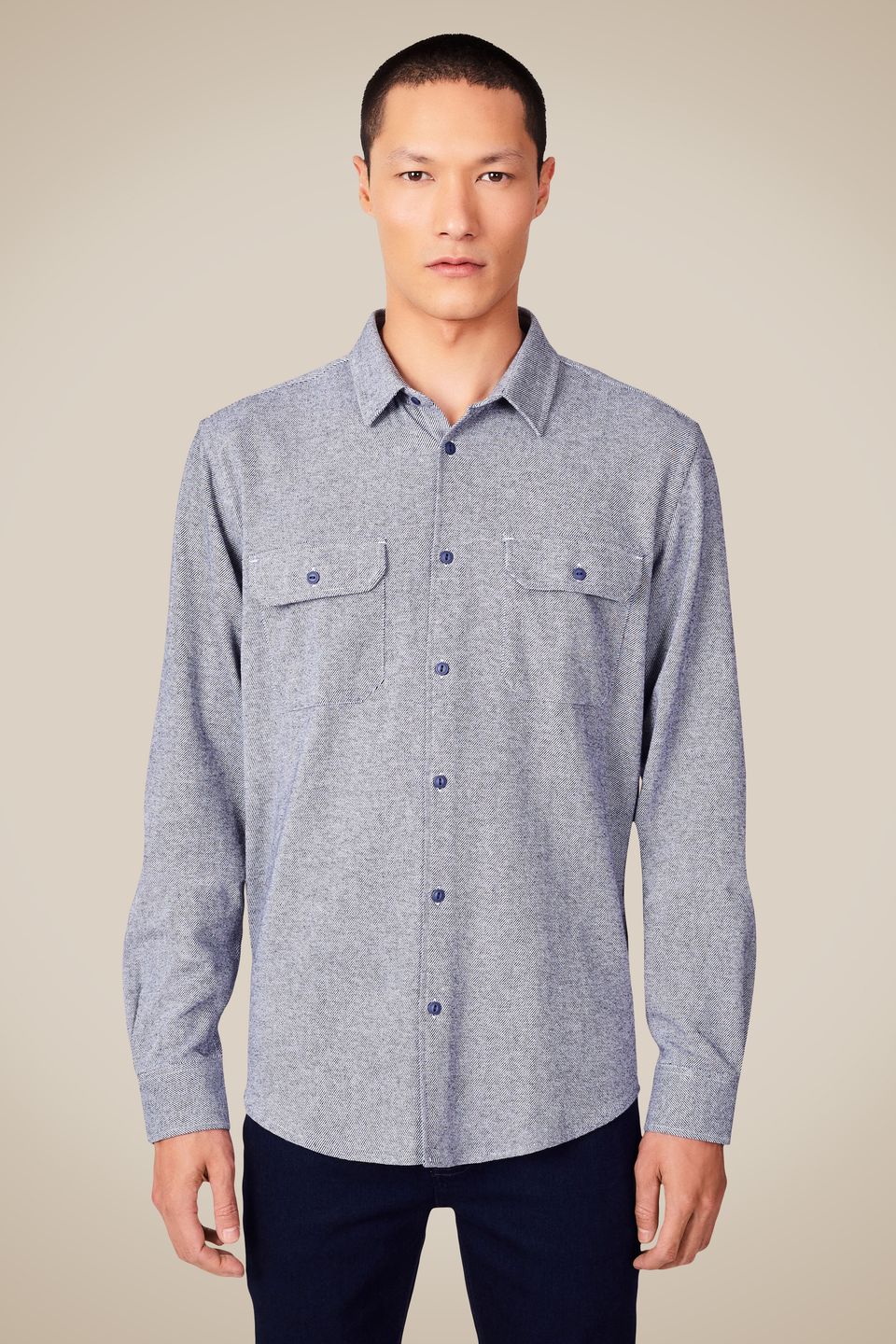 Camisa Ml Flanela Twill