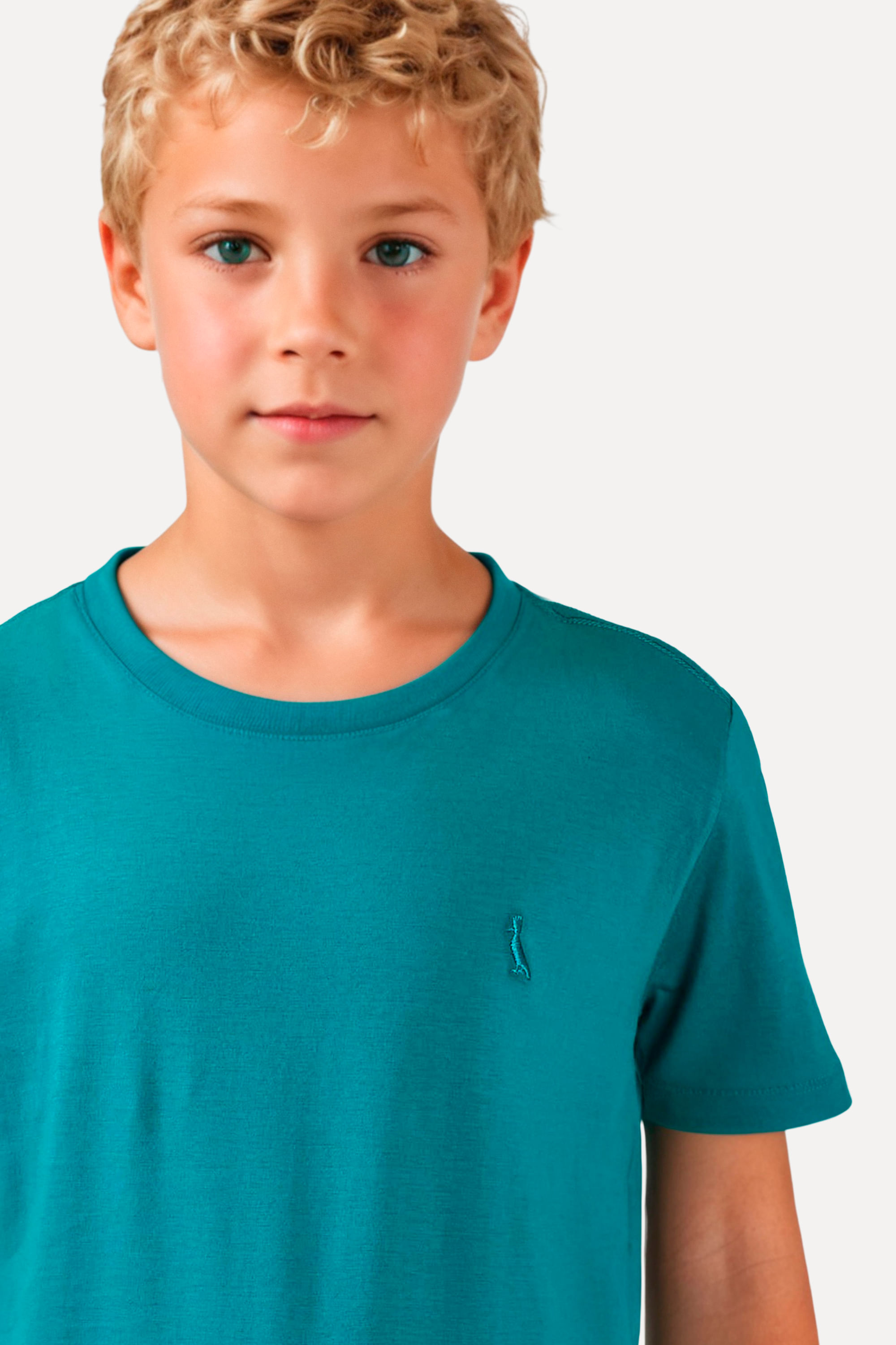 Camiseta Mc Mini Basica Pima - Verde Esmeralda - 02